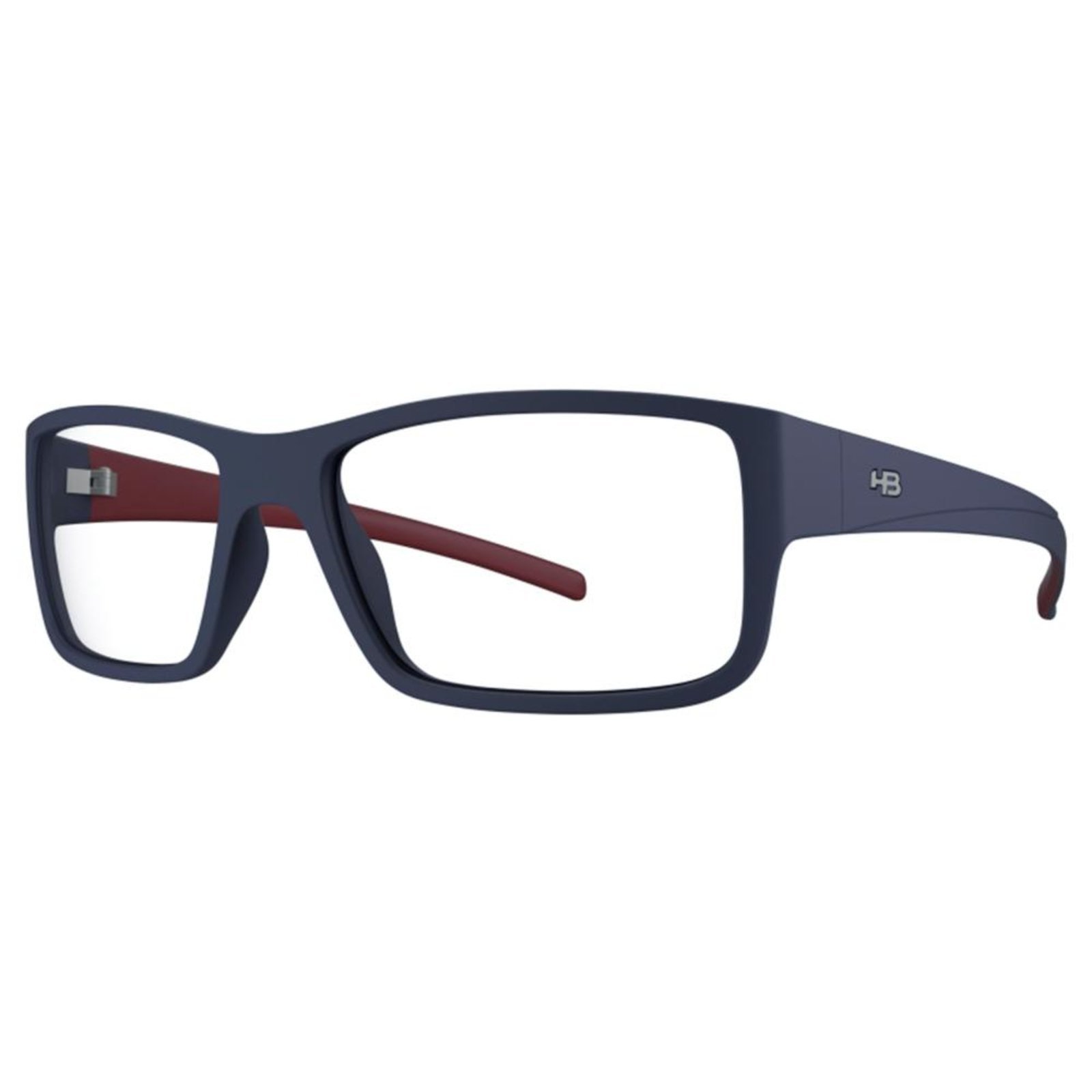 Armação de Óculos HB 93017 – 56 Azul Navy Marsala