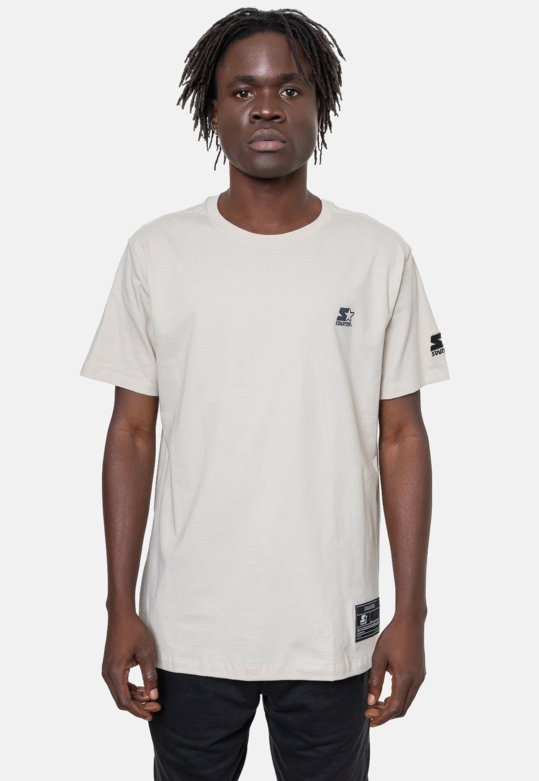 Camiseta Starter Estampada Areia