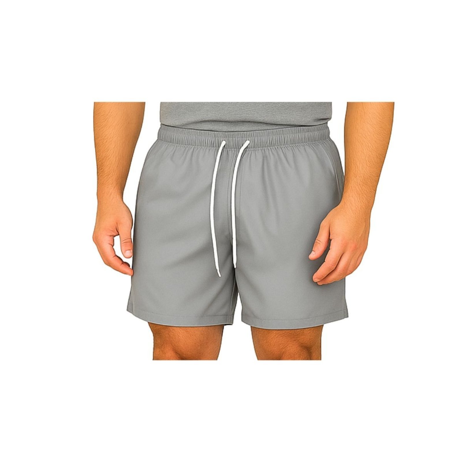 Bermuda Tactel Masculina FMF Cinza Leve Secagem Rápida