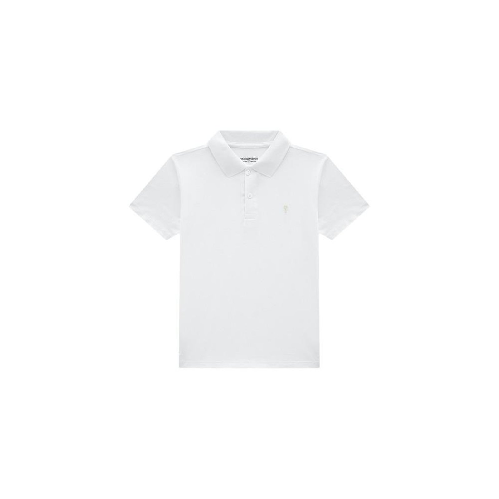 Infantil - Camisa Polo Clássica Algodão easy onda marinha Branco 1 Branco