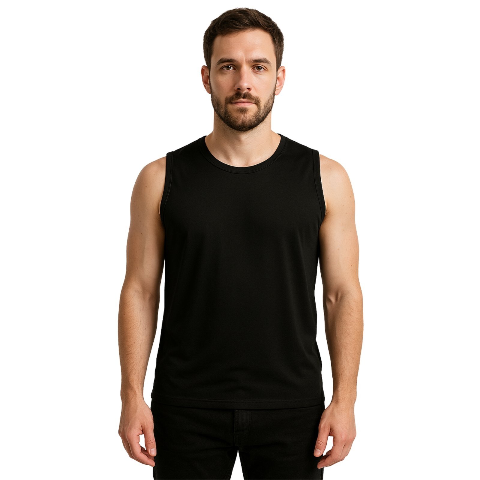 Vista 3 Kit 3 Camisetas Masculinas FMF Básicas Fitness Dry Fit Treino Academia Marinho azul marinho FMF azul marinho