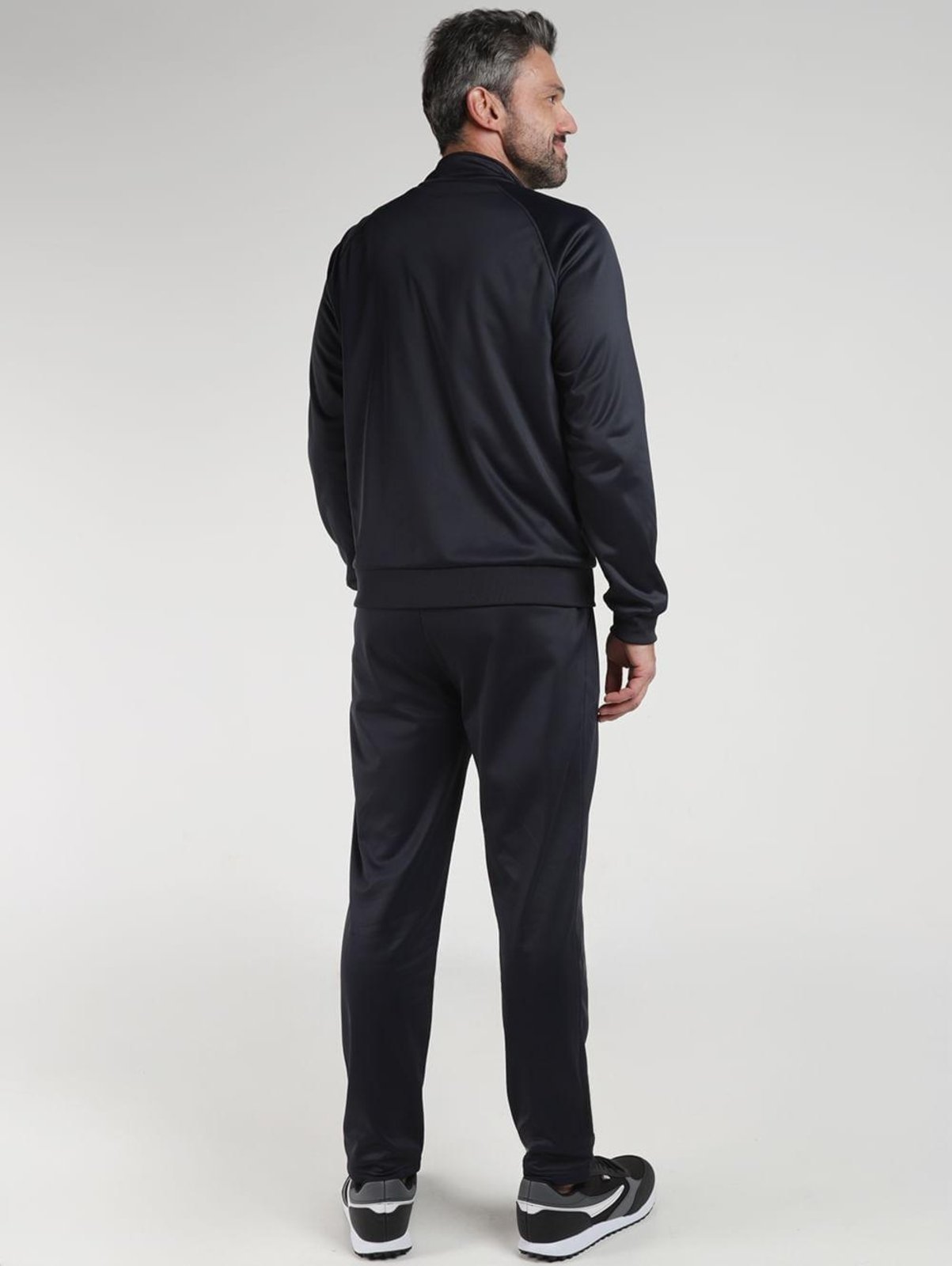 Vista 3 Agasalho Essentials Fila Masculino preto Fila preto