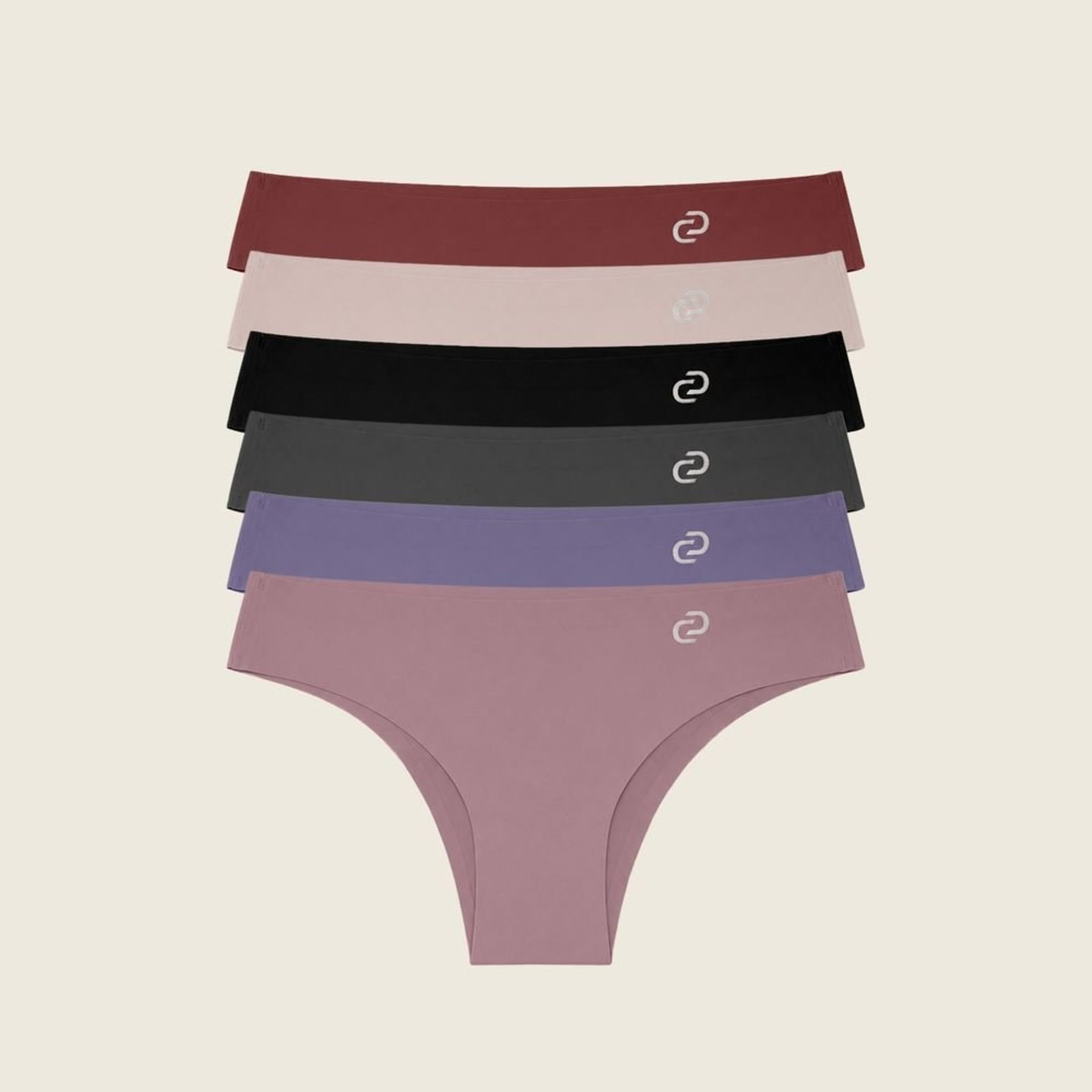 Kit Tanga Sem Costura (6 Unidades) Donna Carioca