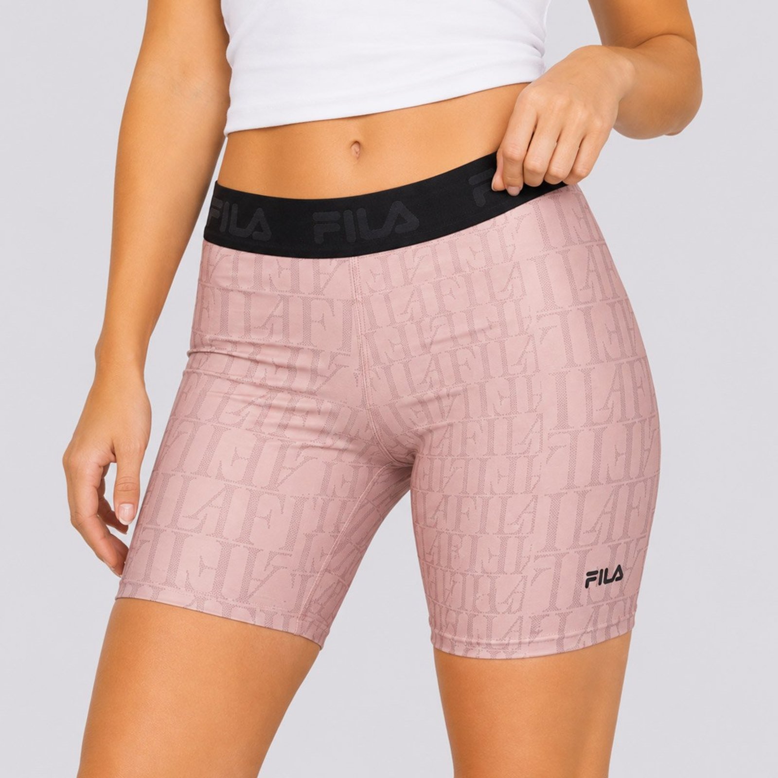 Shorts Fila Train Elastic VI Feminino Rosa