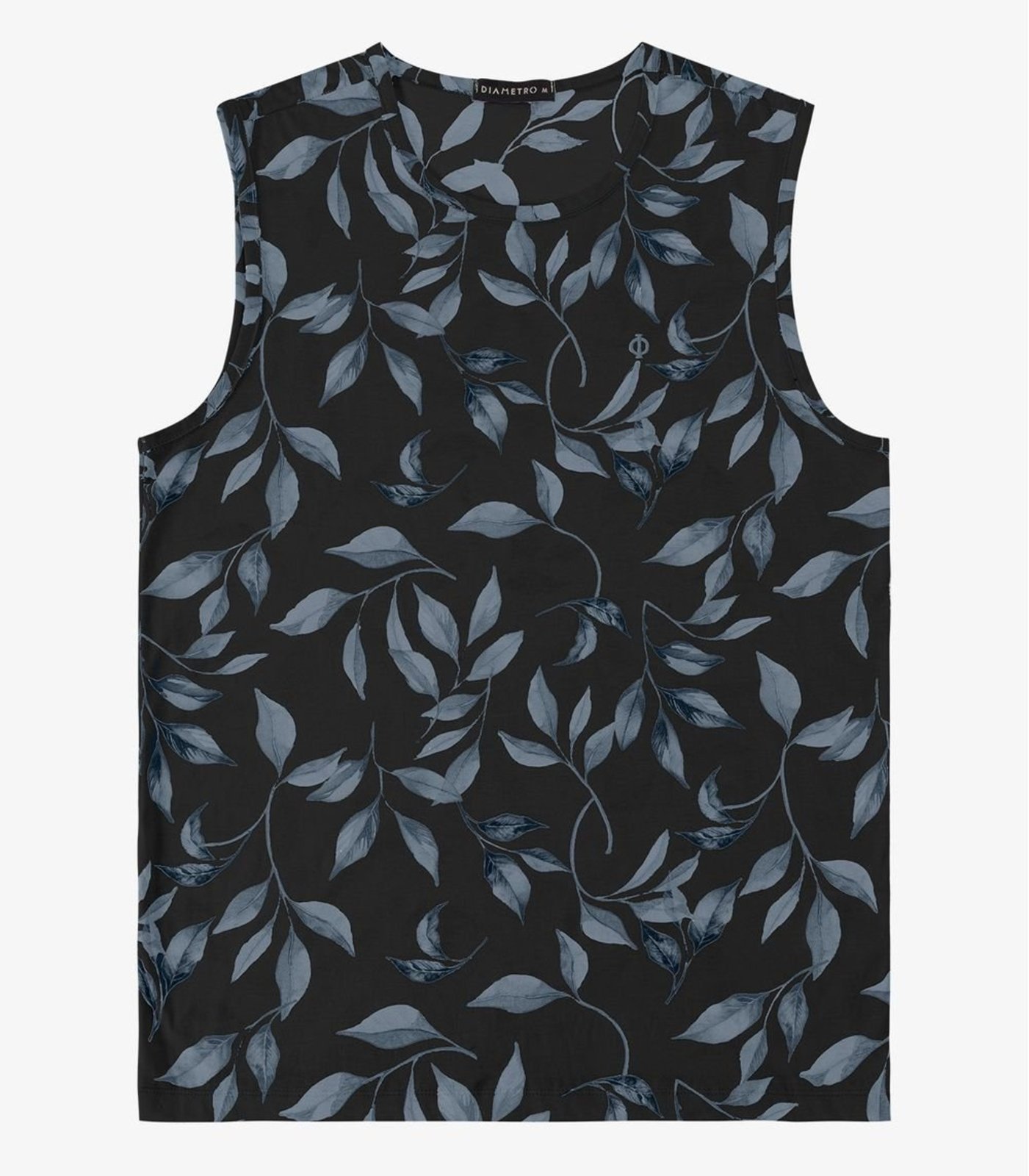 Vista 2 Regata em Meia Malha Masculina Diametro preto Diametro preto