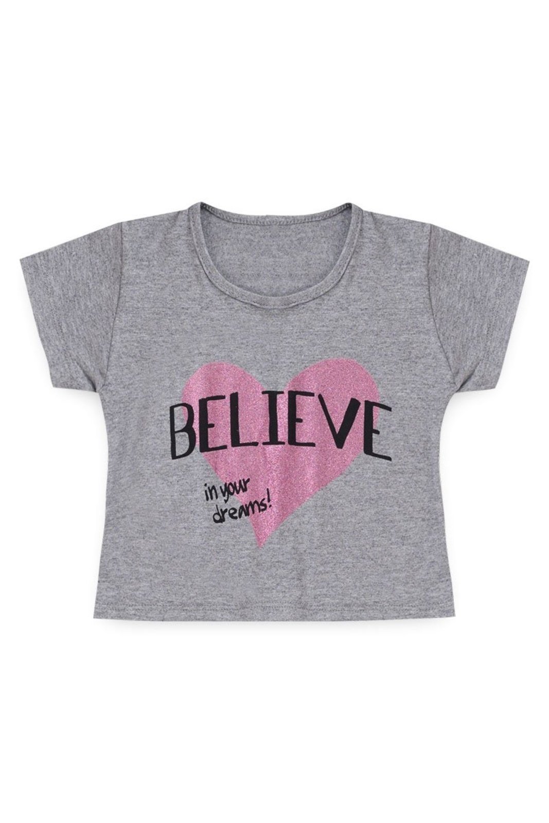 Infantil - Conjunto de Verão para Menina Cropped e Shorts - GKS