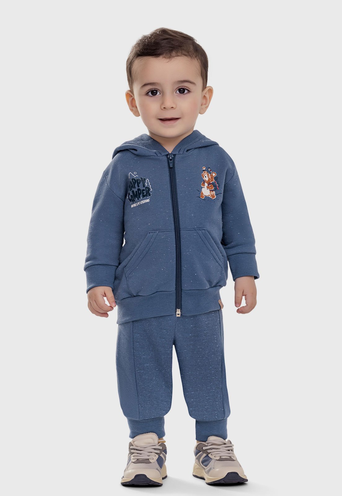Conjunto Elian Estampa Animal Azul