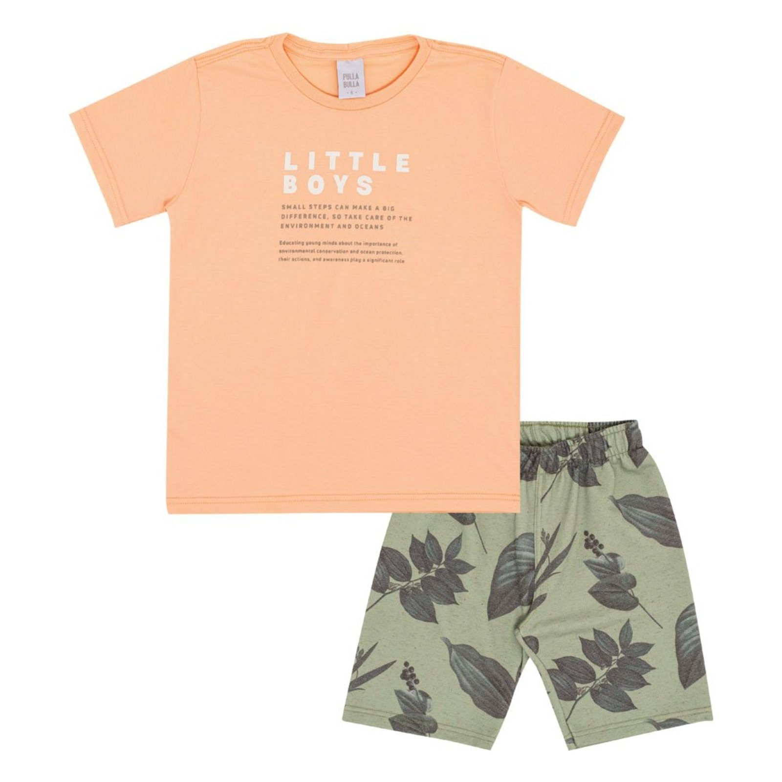 Infantil - Conjunto Menino - Pessego - 50776-1292 Laranja