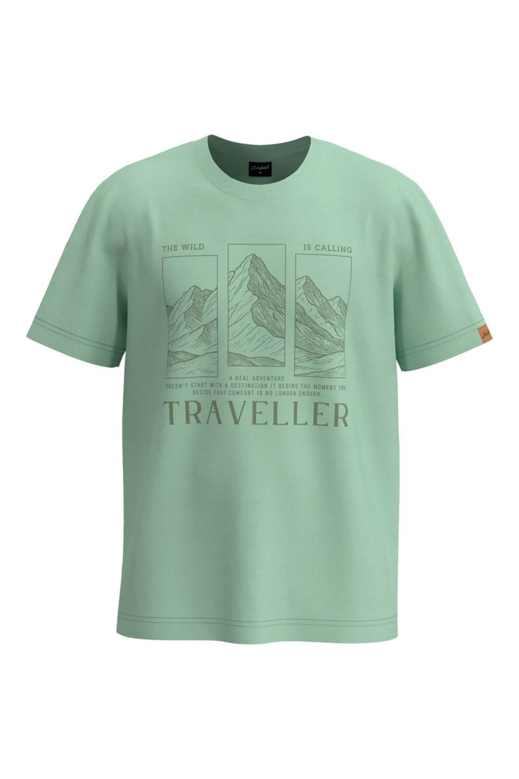 Infantil - Camiseta Juvenil Menino Traveller Elian Beats Verde
