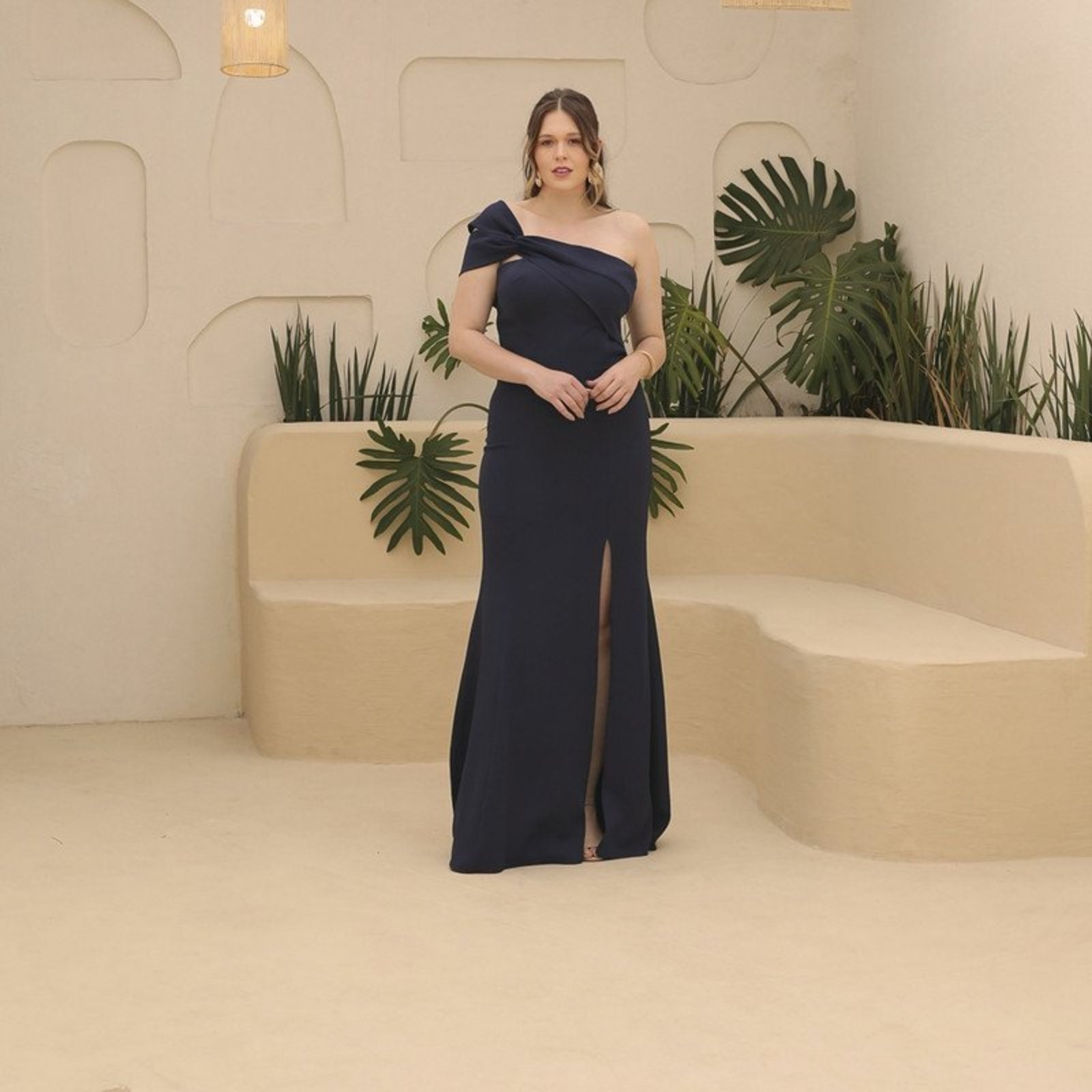 Vestido Auston Amber Azul Marinho