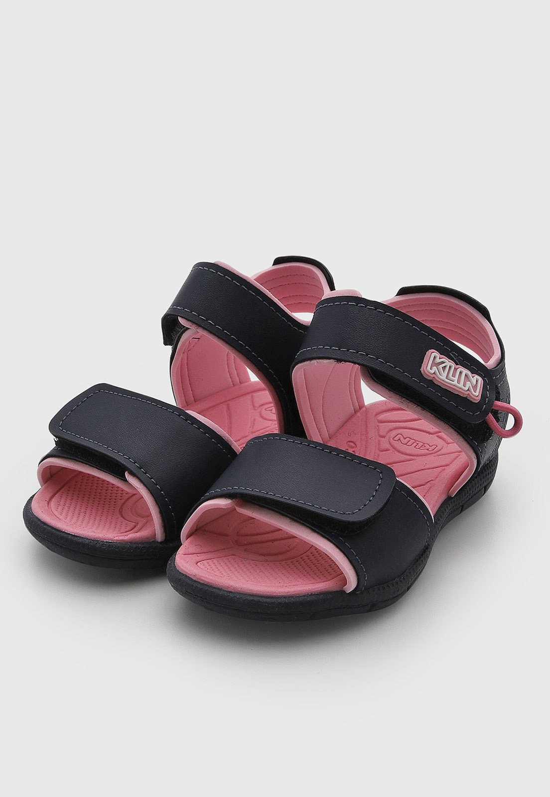 Infantil - Sandália Klin Papete Tic Tac Rosa Escuro