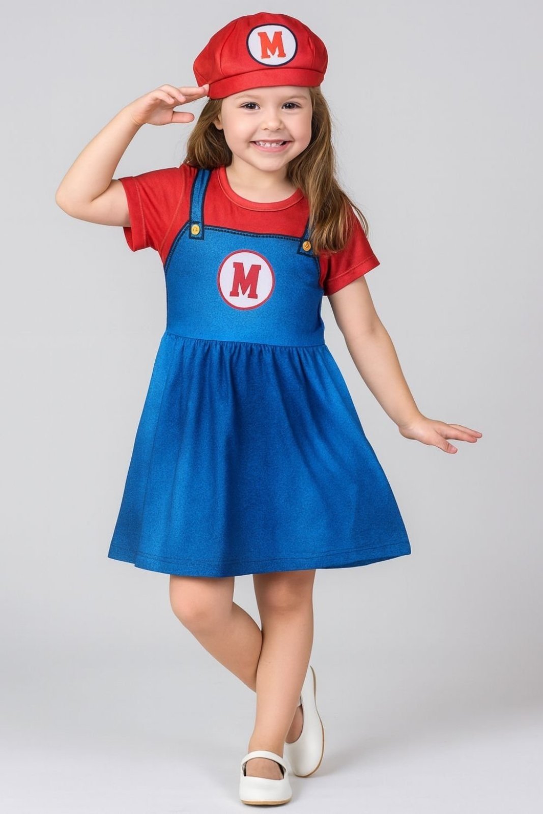 Infantil – Vestido Bem Vestir Feminino Personagem Vermelho