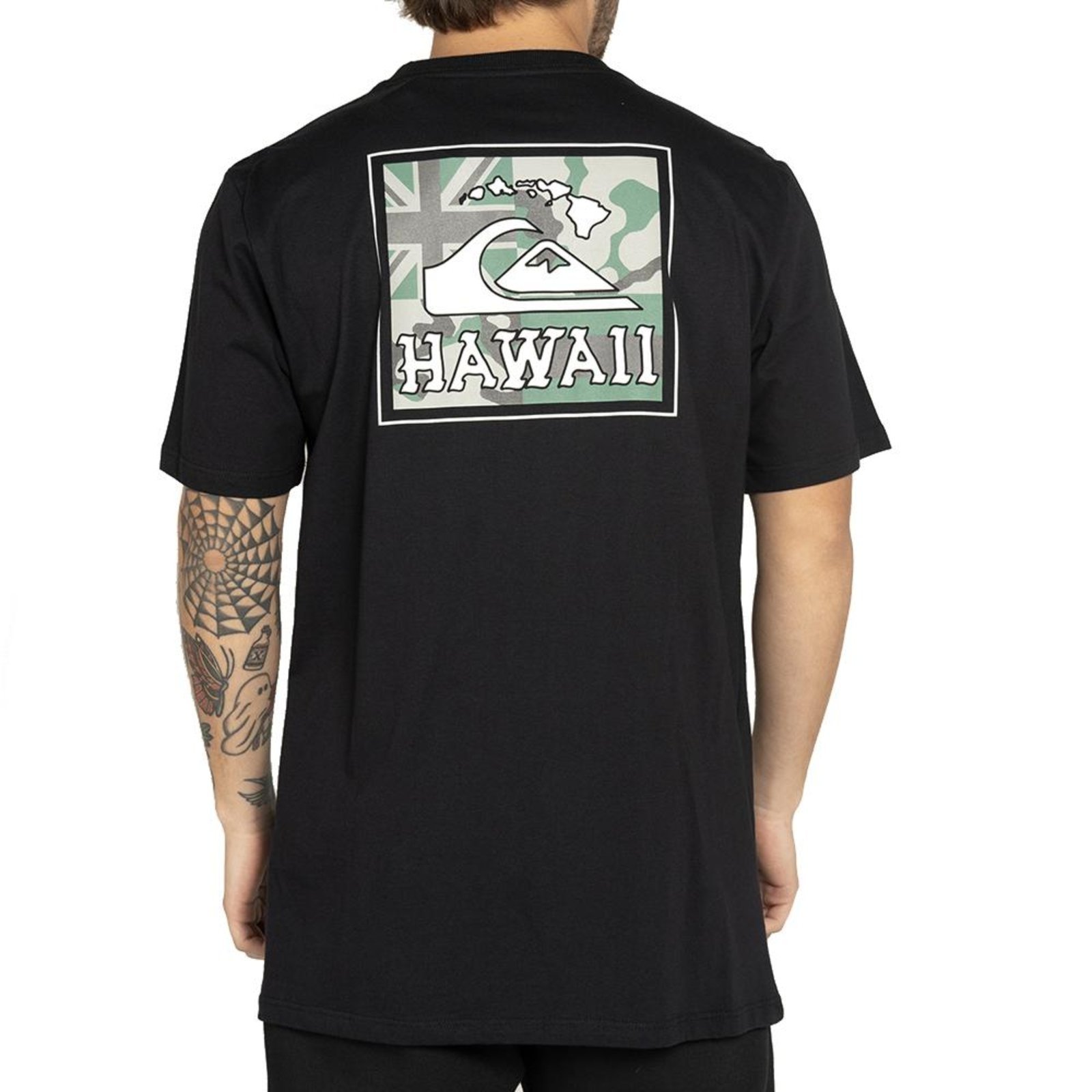 Camiseta Quiksilver Hi Patriot WT25 Masculina Preto