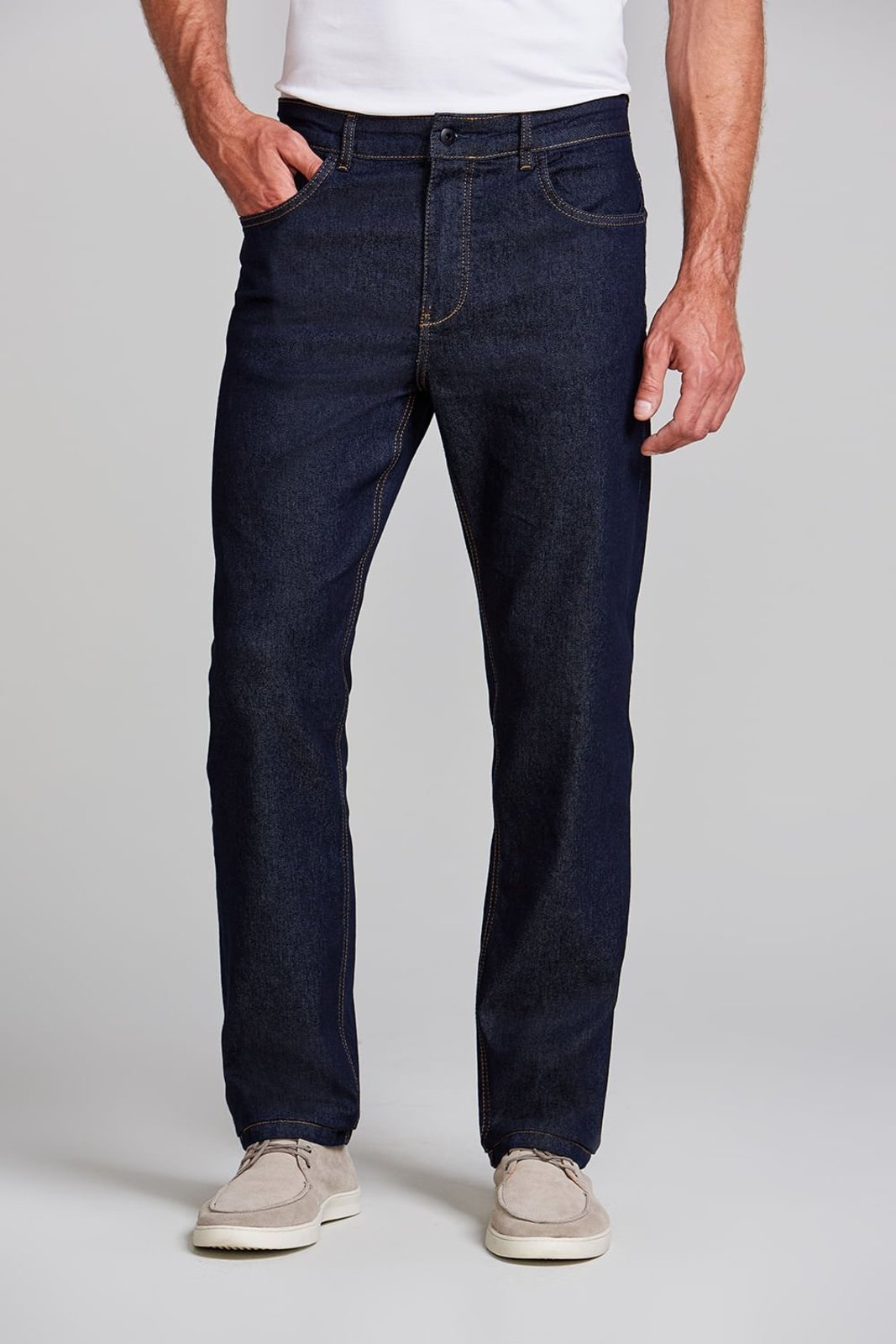 HIGHSTIL Calça Jeans Comfort - Lavagem Escura