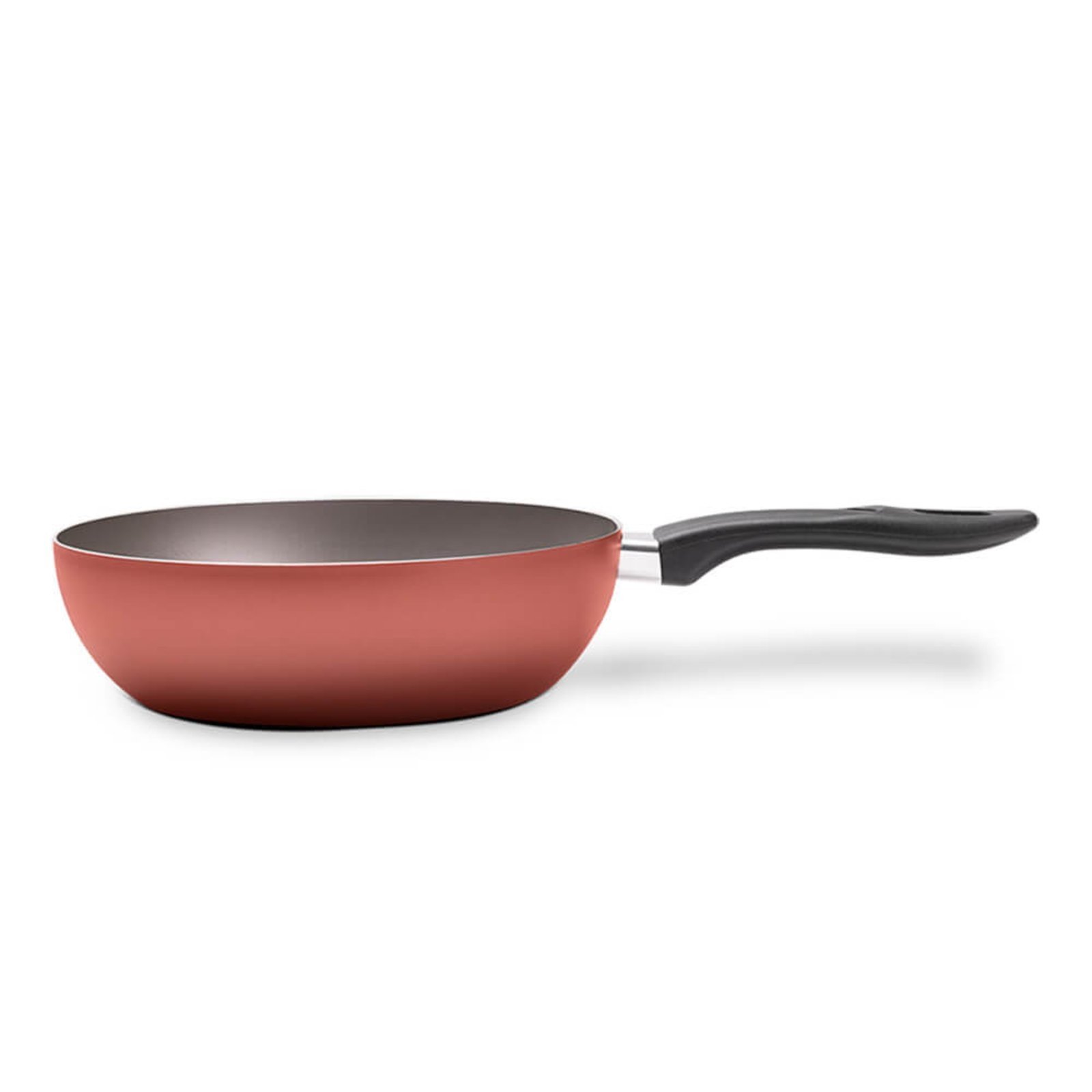 Frigideira Antiaderente Brinox Wok Terracota Pro-flon 24cm 7107/360