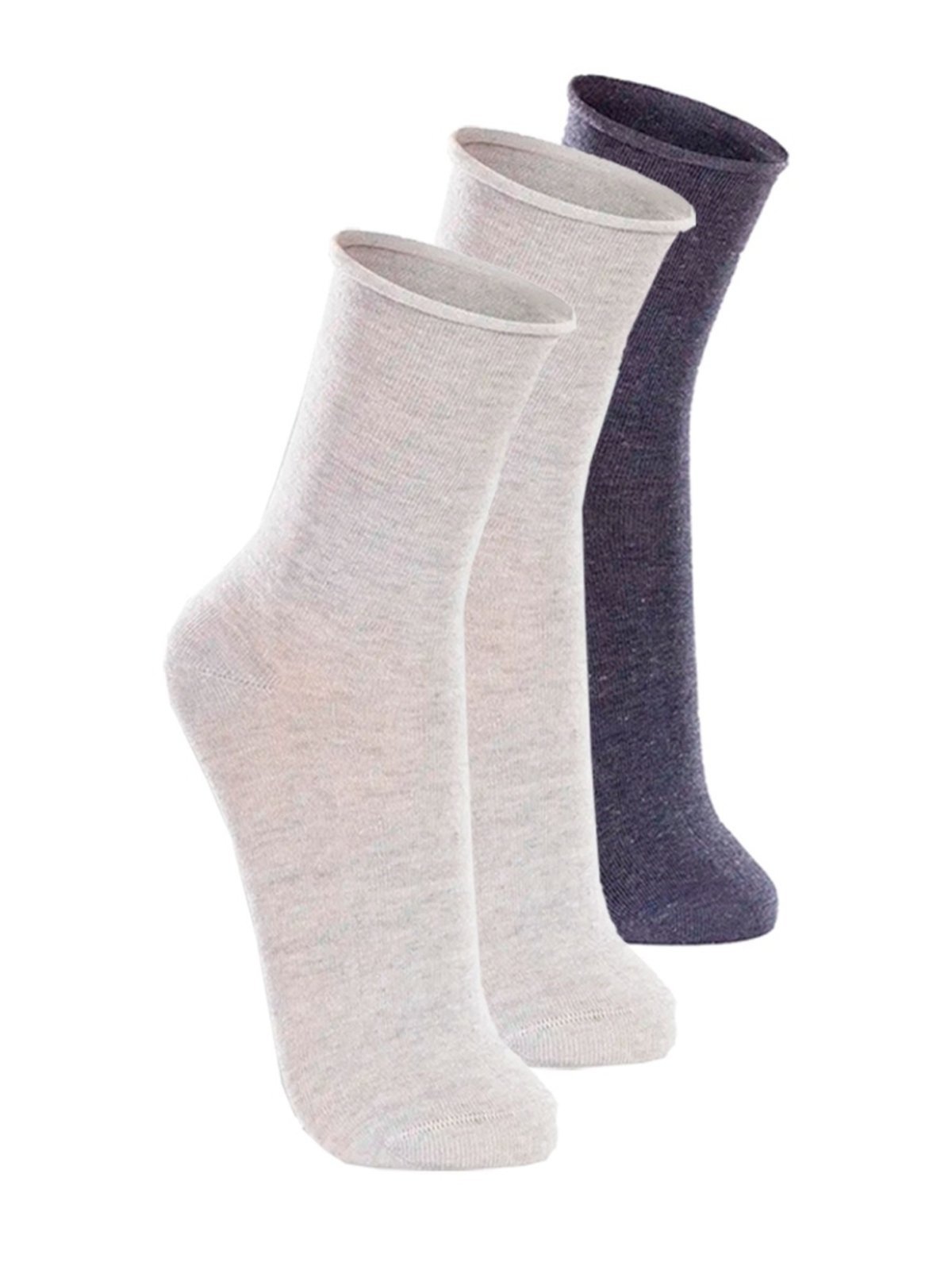 Kit com 3 Pares de Meias sem Punho Casual Lupo 1275-011