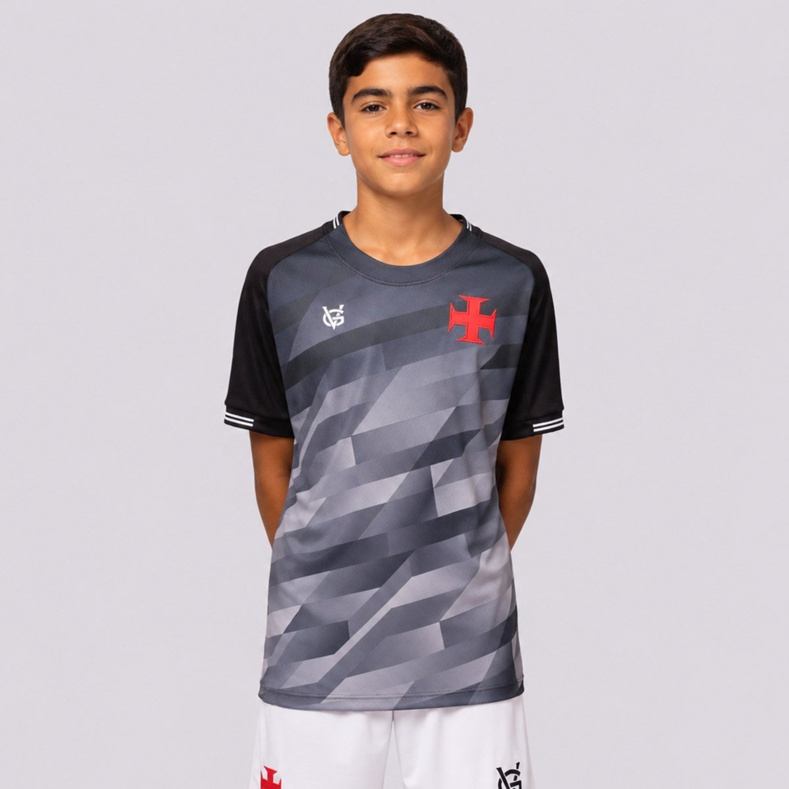 Camisa Vasco Noite da Colina Juvenil Preta
