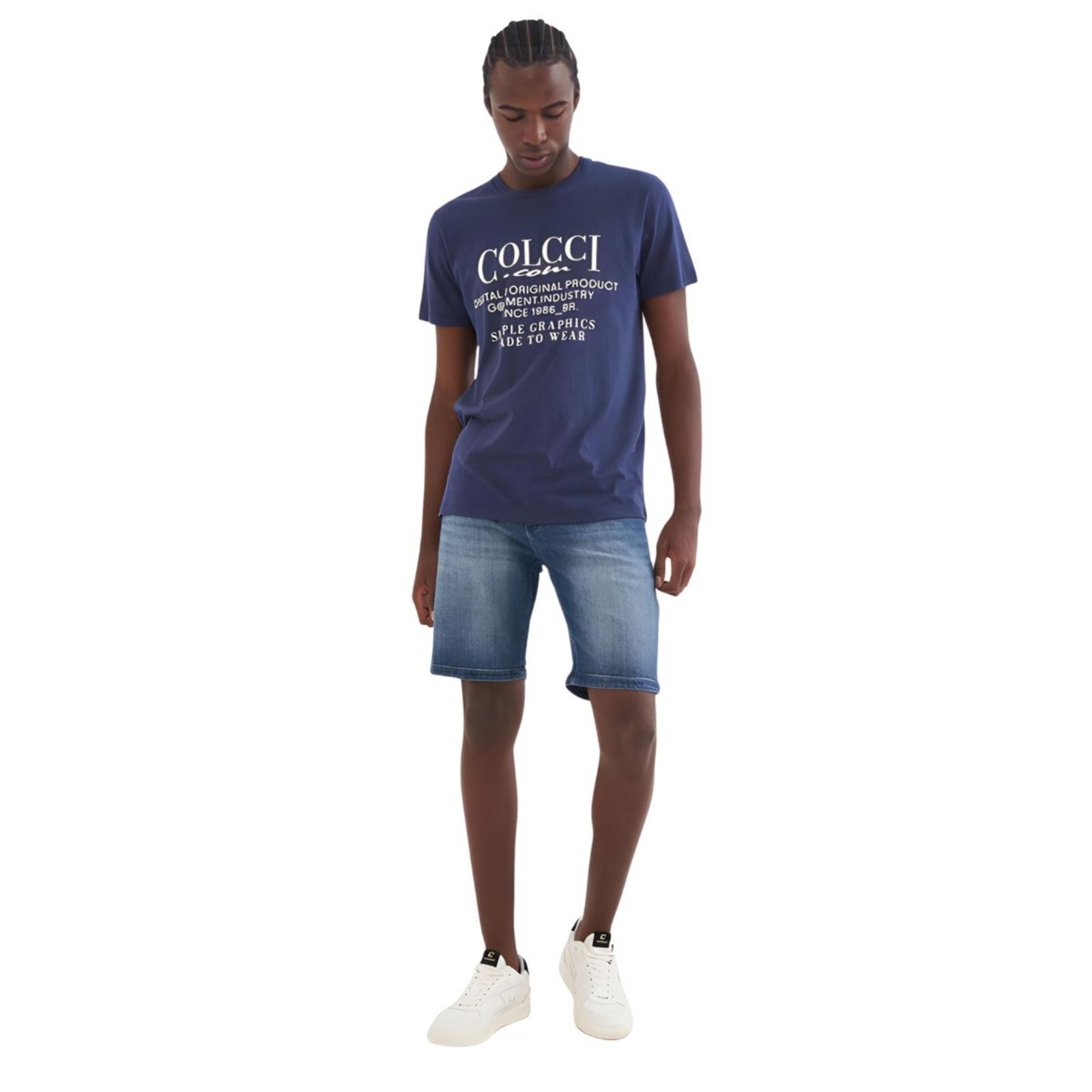 Bermuda Jeans Davi Colcci Jeans Médio