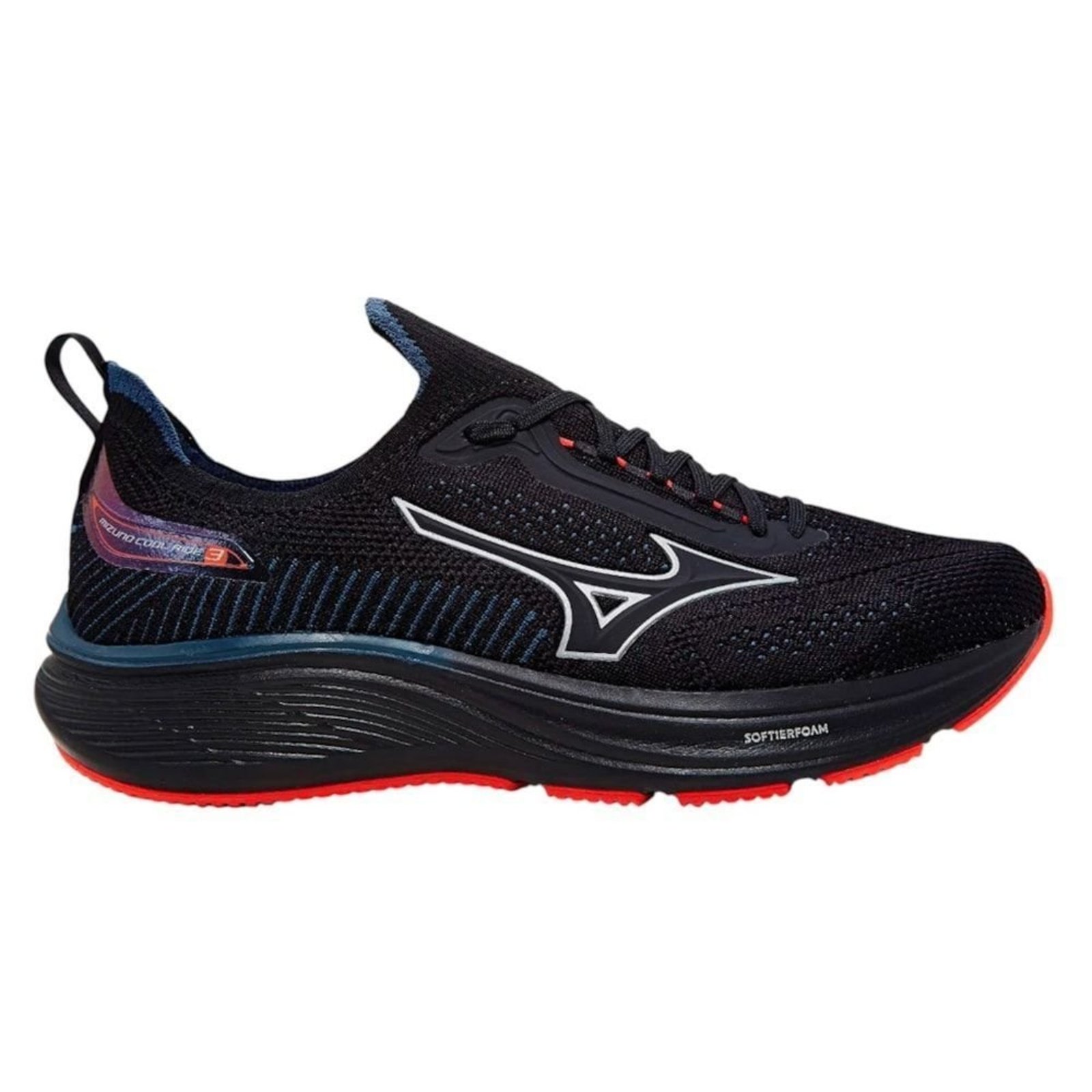 Tênis Mizuno Cool Ride 3 Masculino - Preto - Mizuno