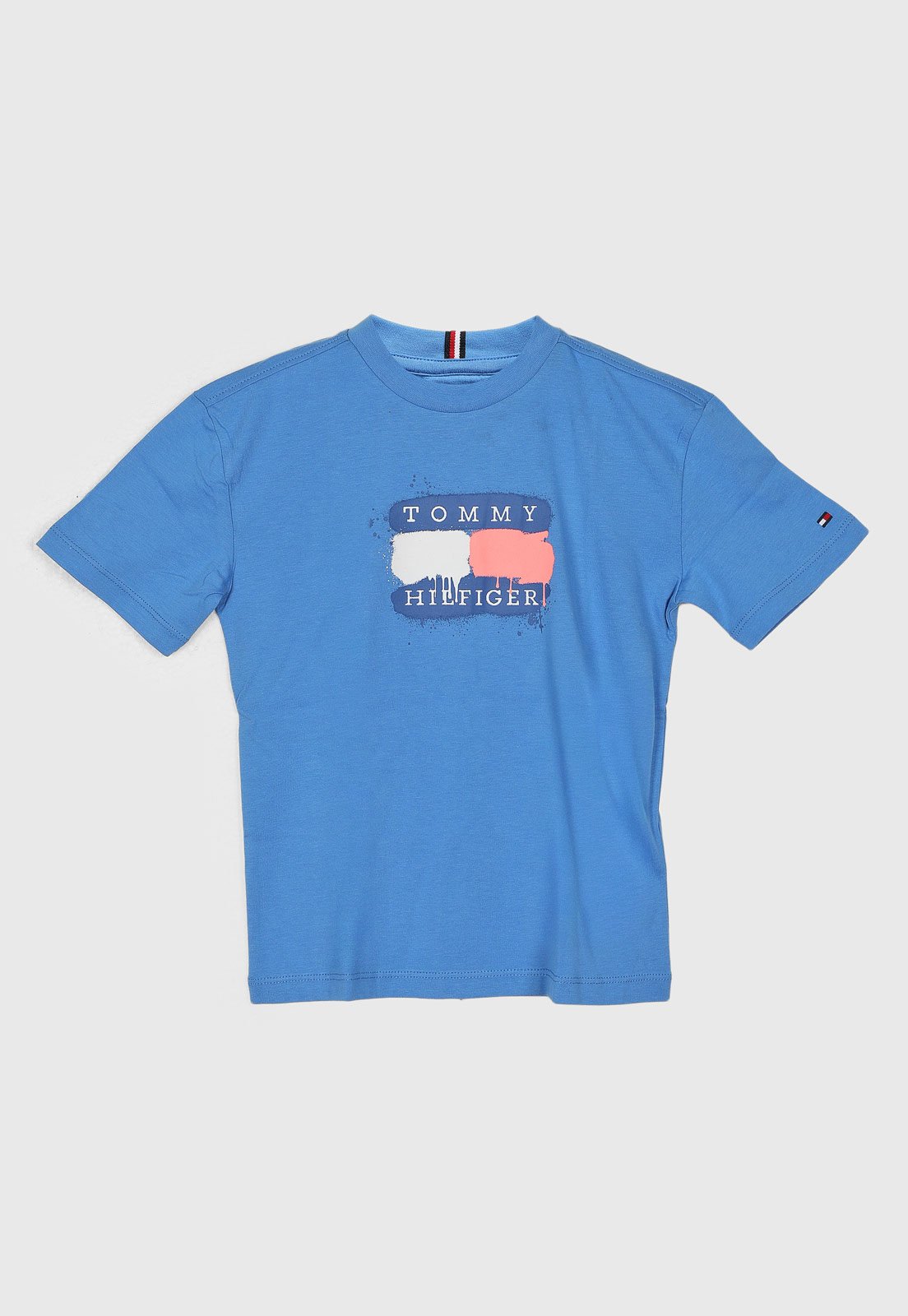Infantil - Camiseta Tommy Hilfiger Logo Azul