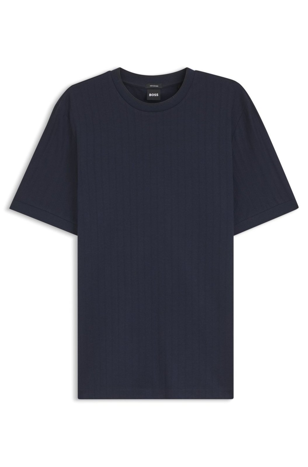 Camiseta Regular Fit Em Algodão Listrado