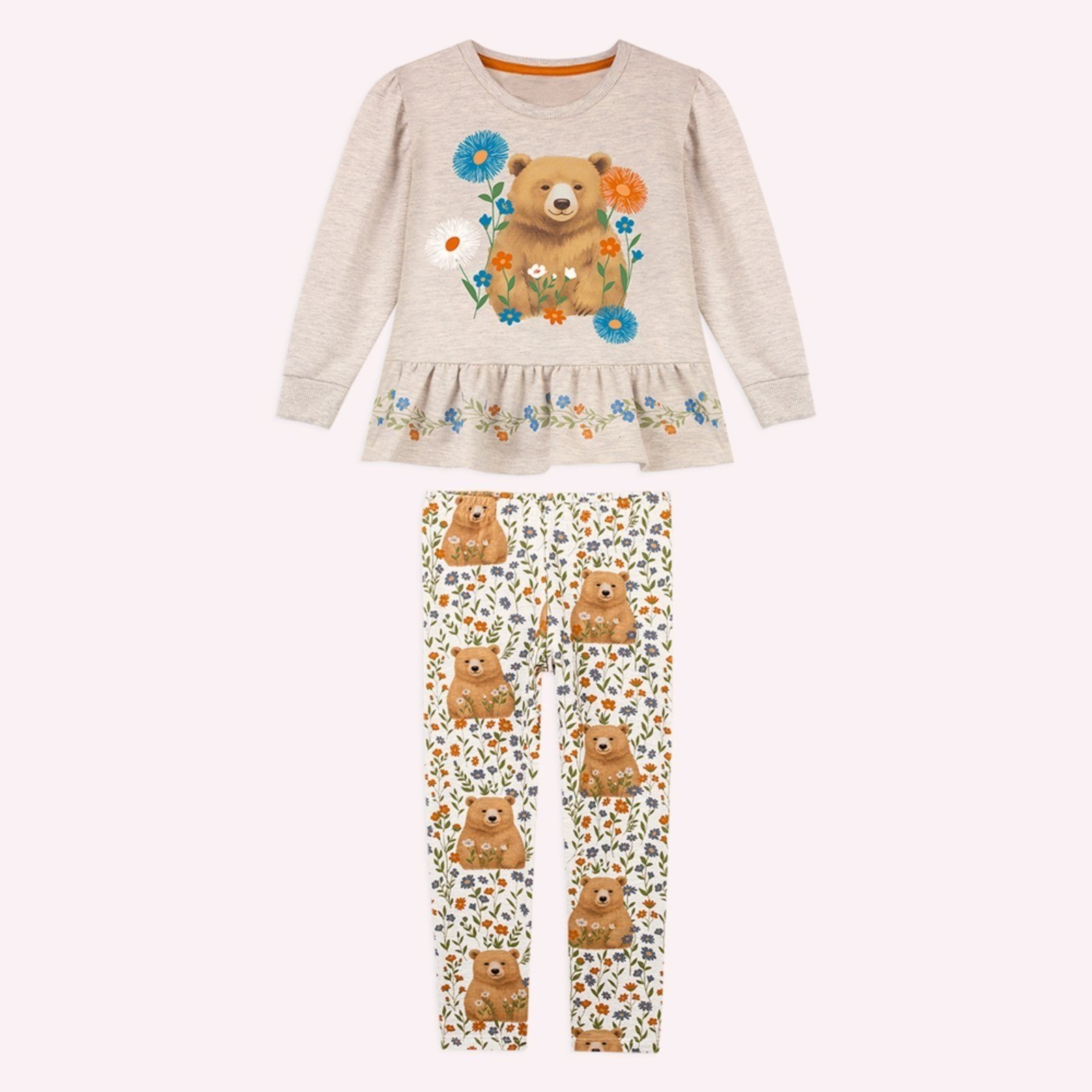 Infantil - Conjunto Menina Ursinho Nanai