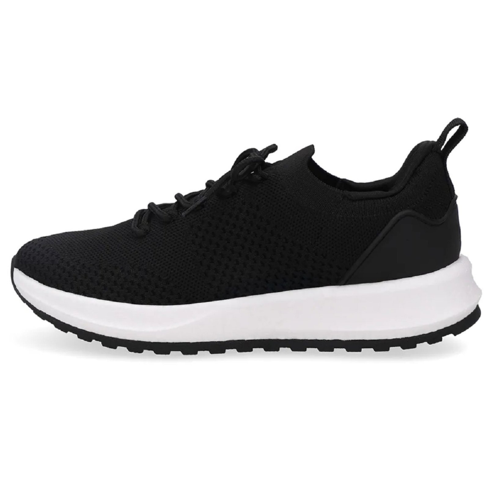 Tênis Usaflex Poofy Tricot Conforto Leveza e Estilo Preto