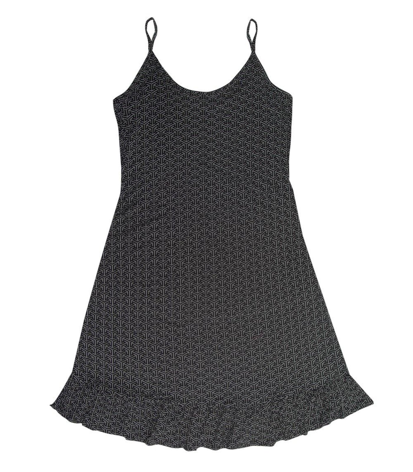 Vestido Feminino Estampado Select Preto