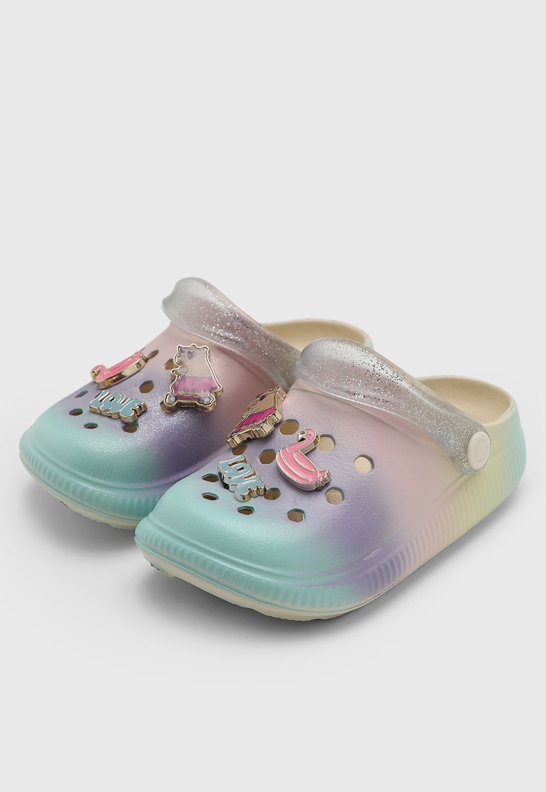 Infantil - Chinelo Molekinha Degradê Creme