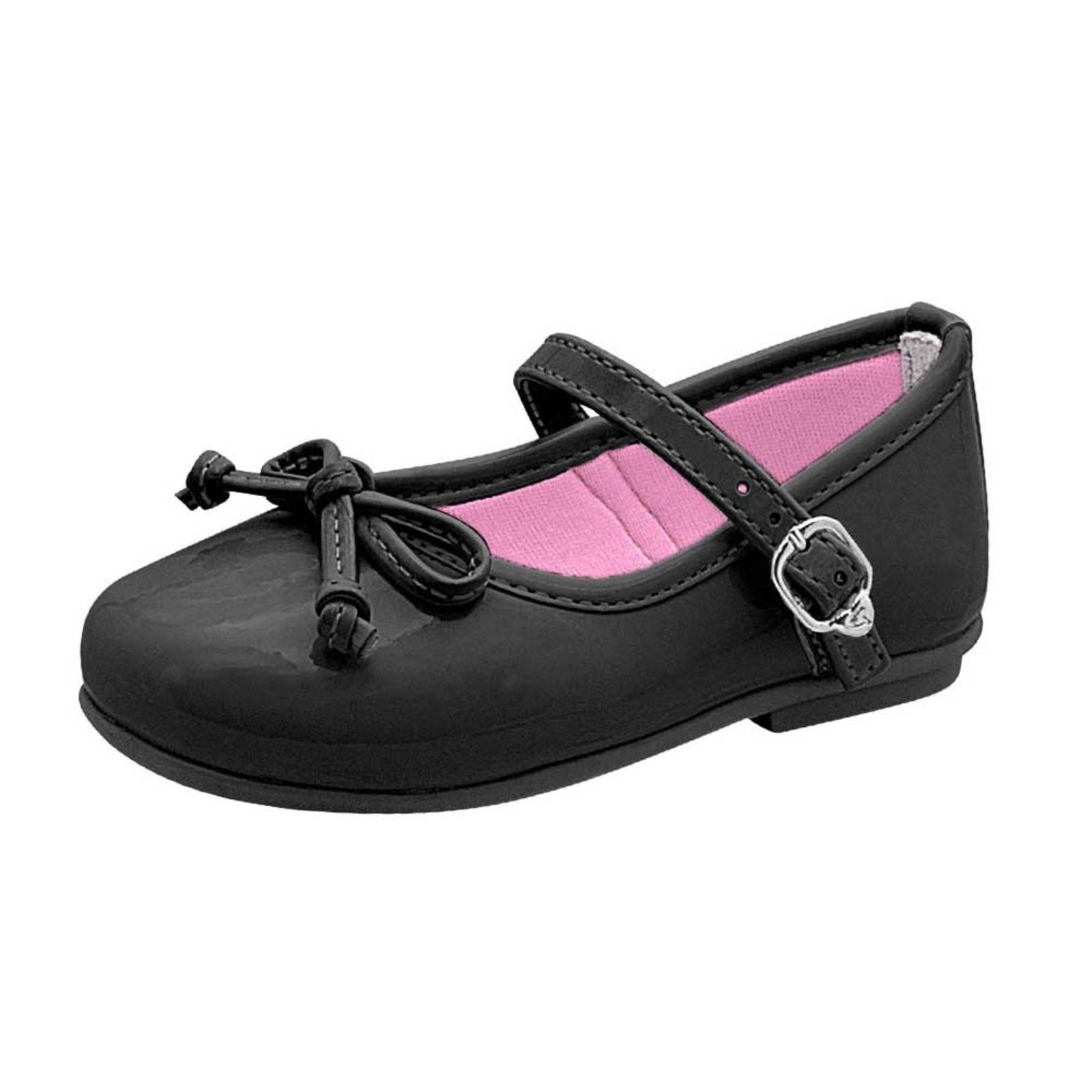 Vista 3 Infantil - Sapatilha Feminina Boneca Pé com Pé 2 preto Pé com pé preto