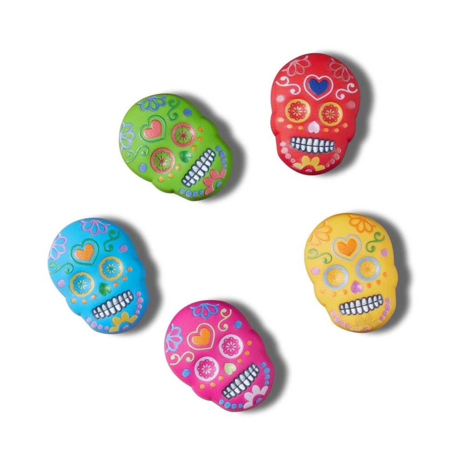 Infantil - Jibbitz™ Dia de Los Muertos II Pack com 5 Peças UNICO Branco