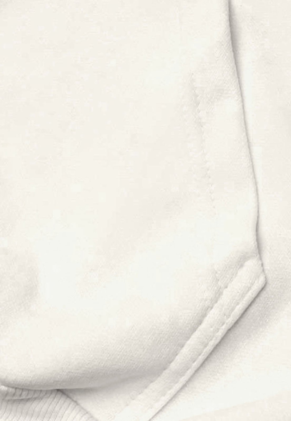 Vista 3 Blusa de Frio Moletom Flanelado Benellys Coração de Patas Canguru Off White branco white Benellys branco white