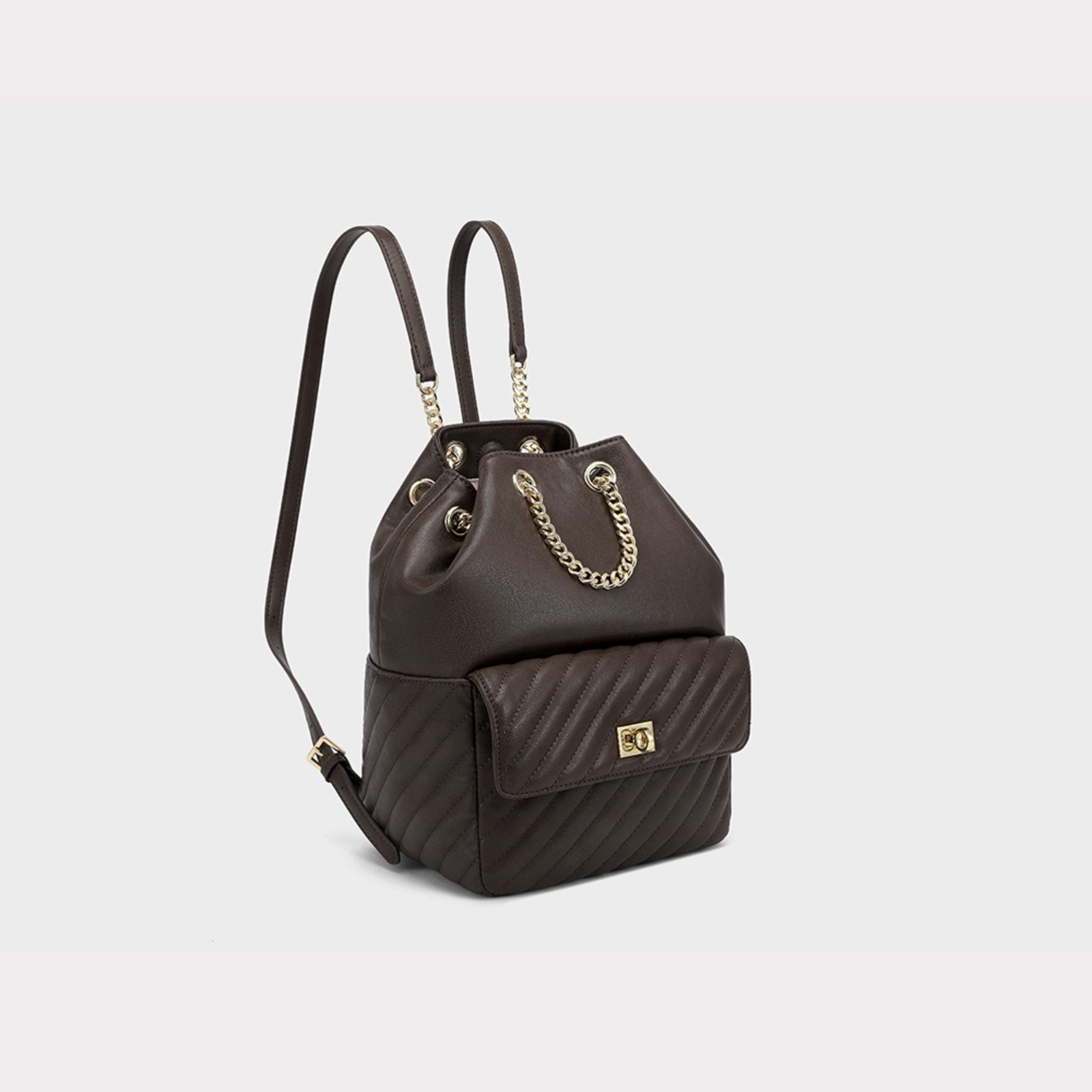 Mochila Bianca Fiore Milano Marrom