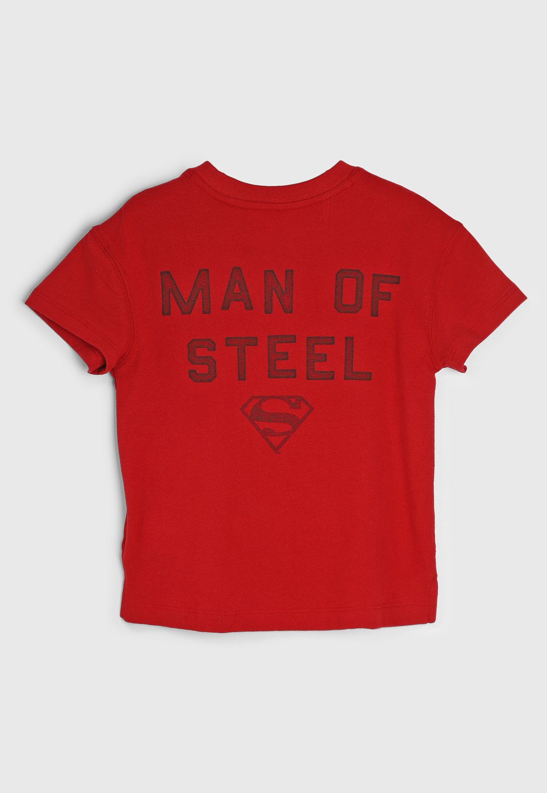 Vista 3 Camiseta Manga Curta GAP Super Homem Vermelha vermelho GAP vermelho