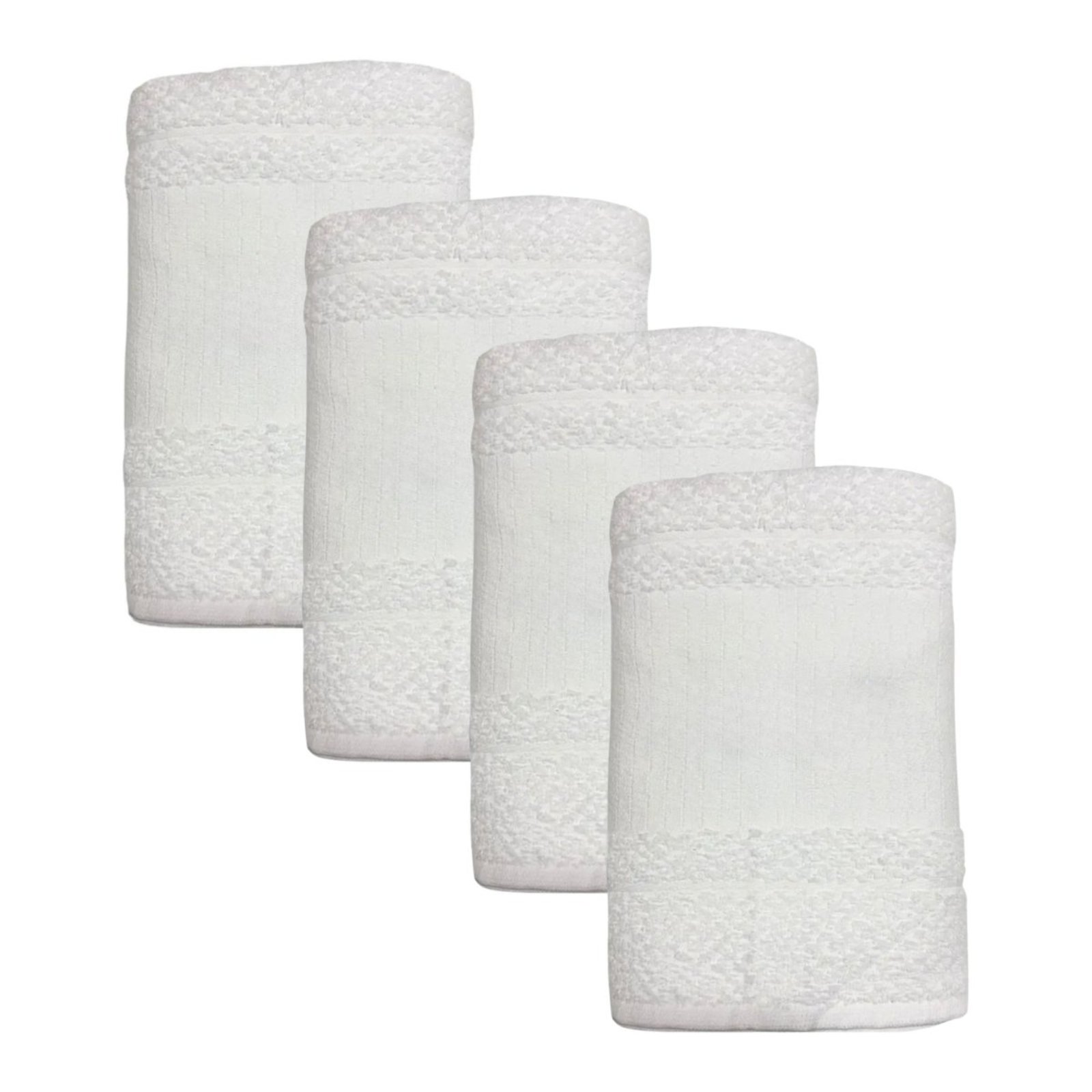 Kit 4 Panos Copa Dohler Atoalhado Algodão Vitória Branco