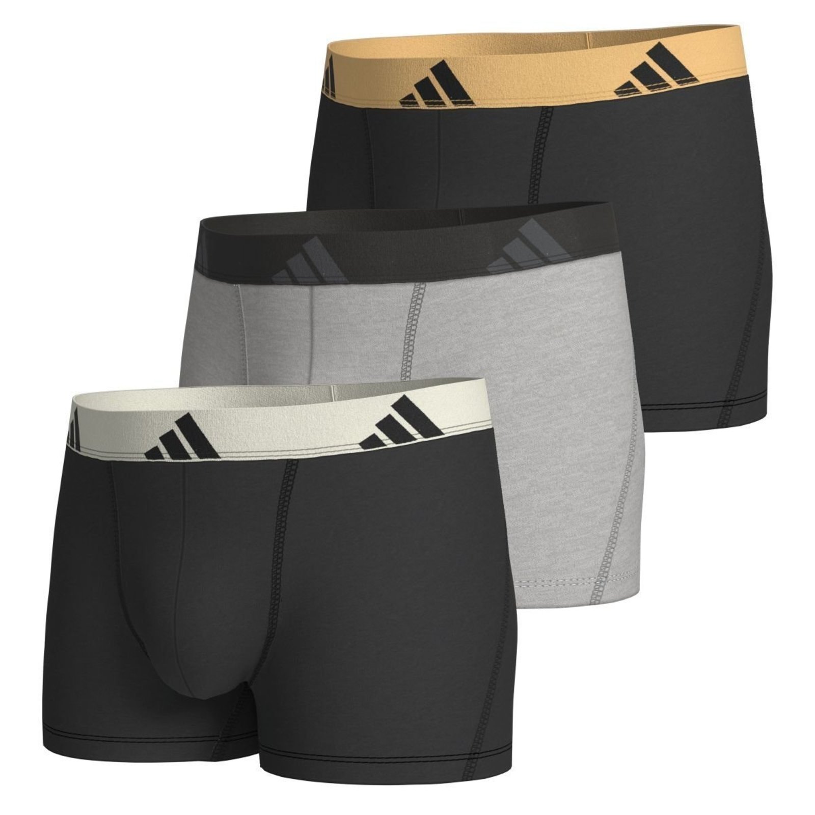 Kit com 3 Cuecas Boxer
