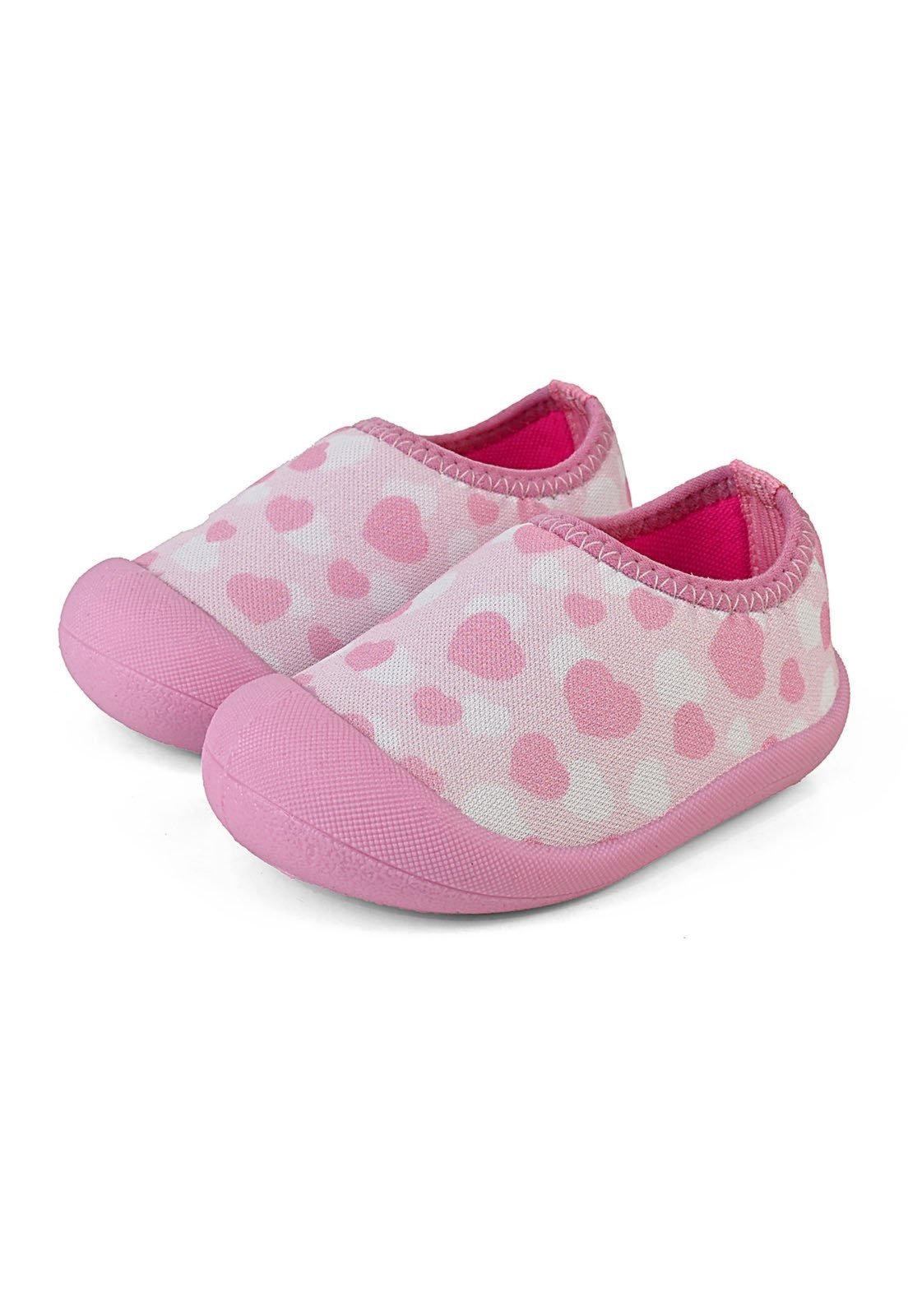 Vista 2 Infantil - Sapameia Menina Coração Antiderrapante Verão Mzkid rosa Mzkid rosa