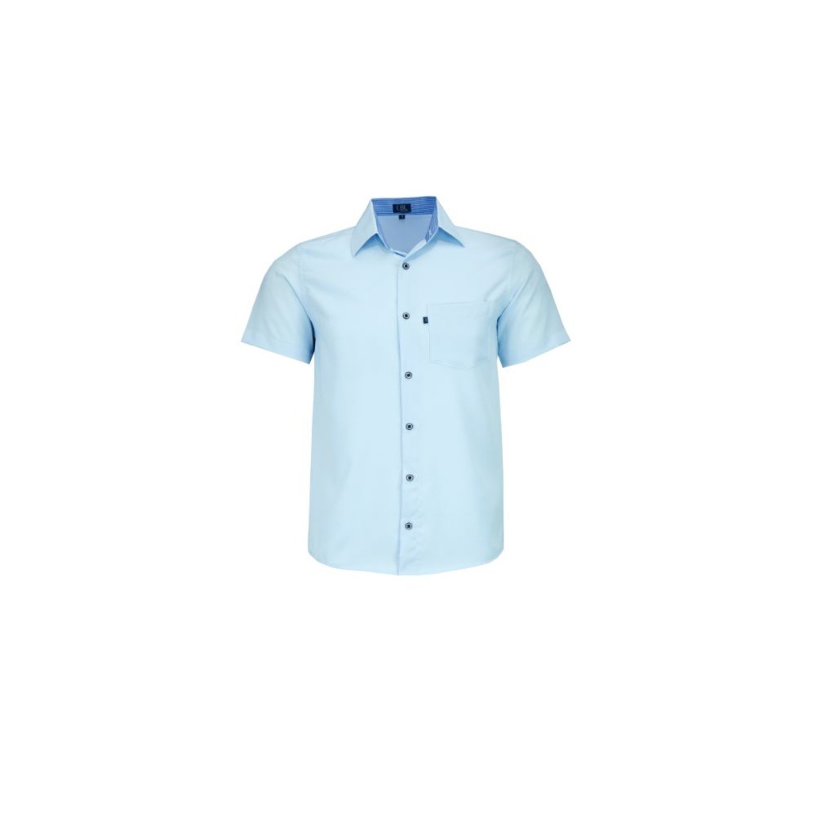 Camisa LBL Manga Curta em Poliéster Comfort Azul 3031