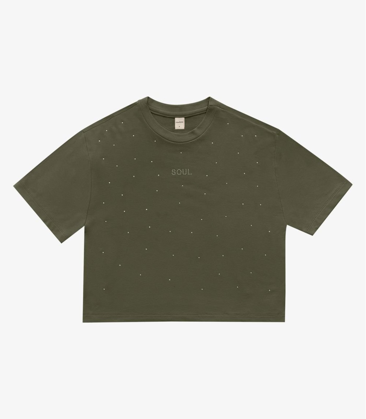 Vista 2 Blusa Feminina Molecotton de Viscose Rovitex verde Rovitex verde