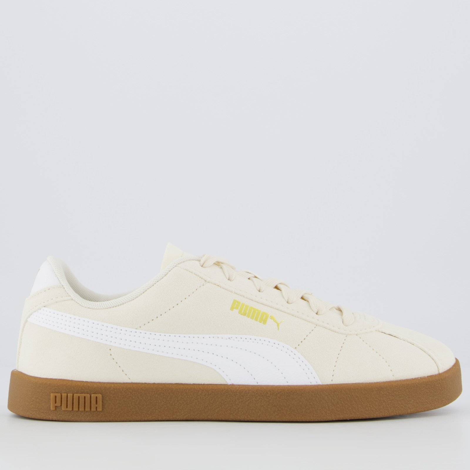 Tênis Puma Club II Wns Feminino Bege e Branco