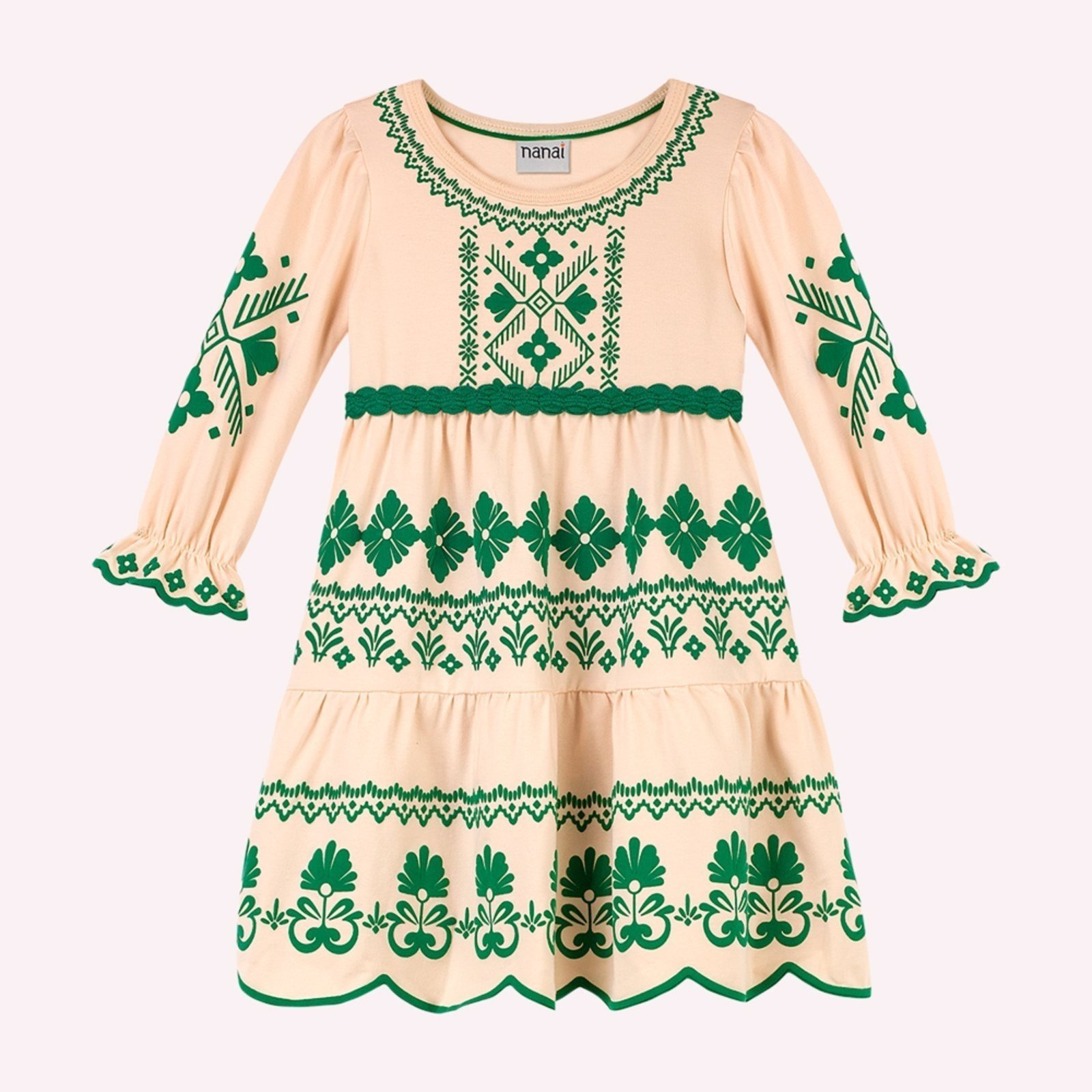 Infantil - Vestido Menina com Corte a Laser Nanai