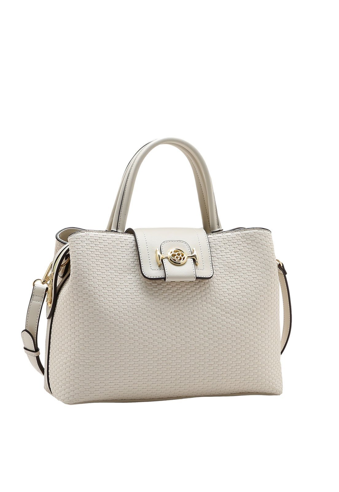 Bolsa Feminina Chenson Mão Mini Texturas 3485673 Nude