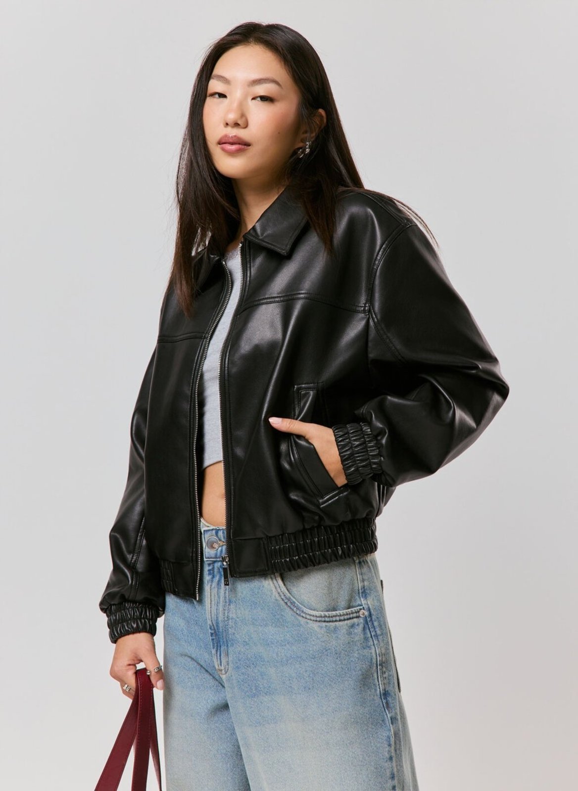 Jaqueta Bomber Poliuretano