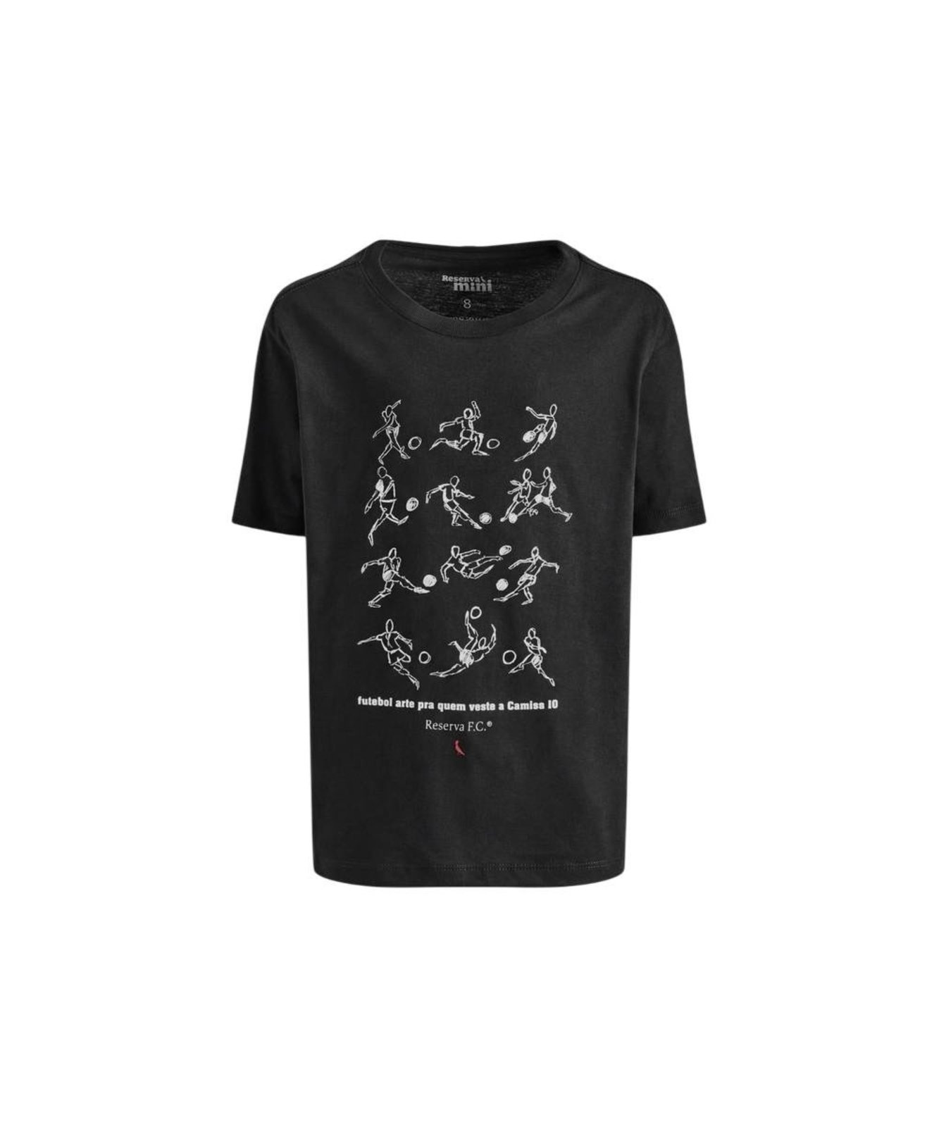 Infantil - Camiseta Mini Estampa Futebol Arte Reserva Mini