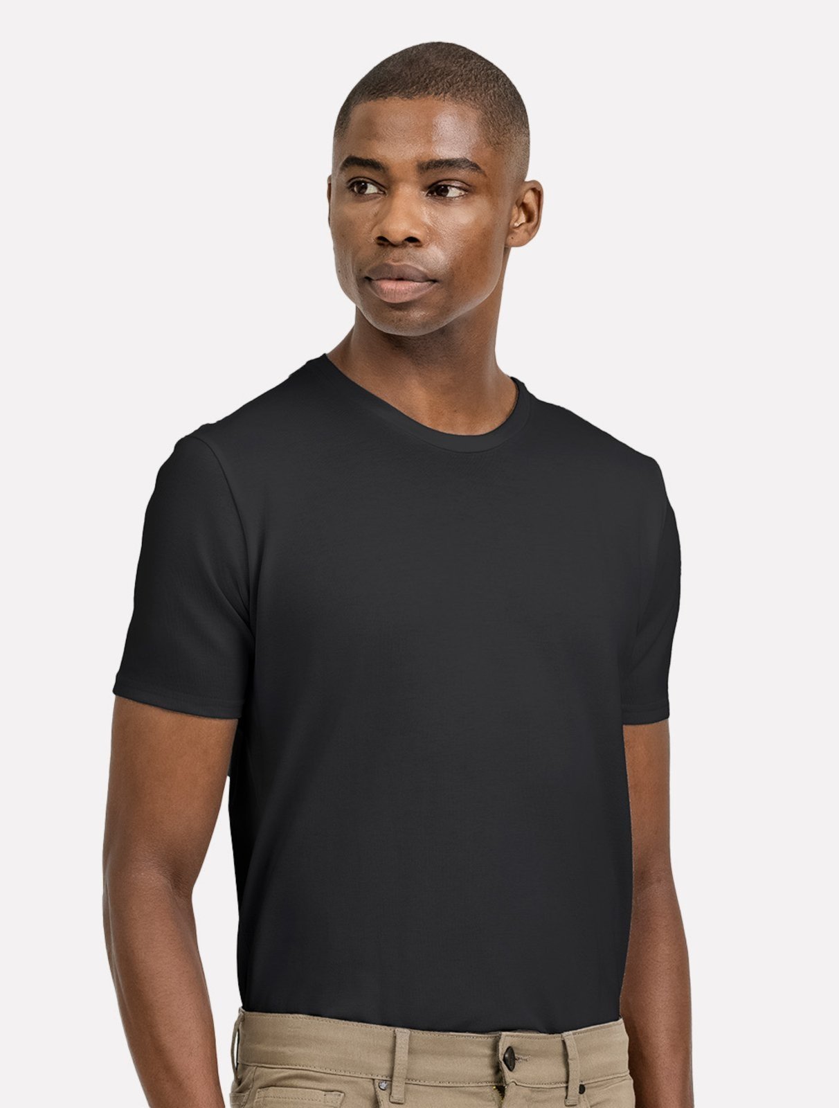 Camiseta K&J Black Regular Pima CA24370 Preta