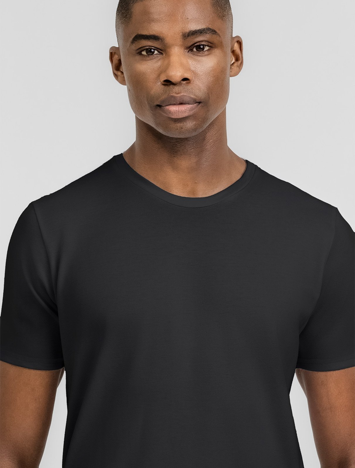 Vista 3 Camiseta K&J Black Regular Pima CA24370 Preta King E Joe preto black King E Joe preto black