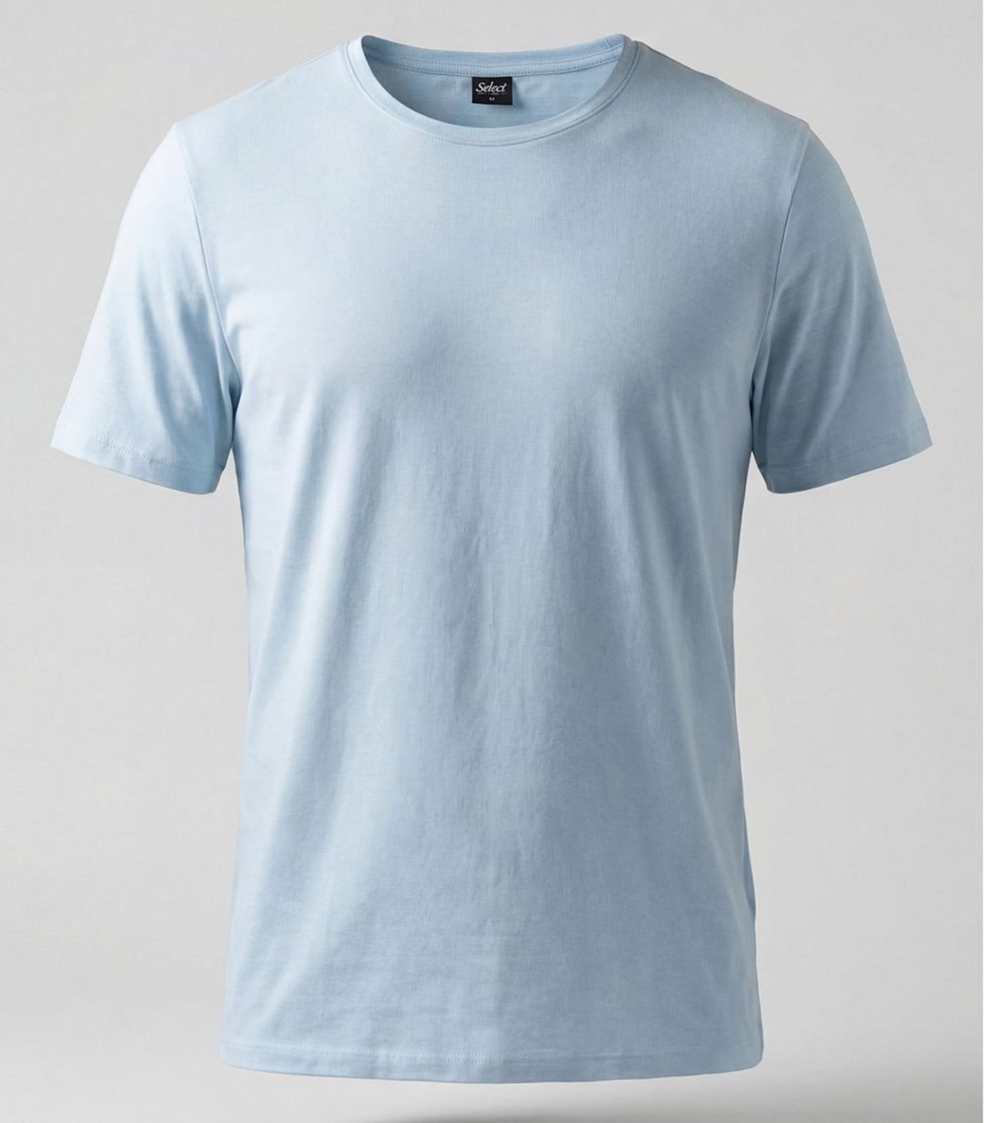 Vista 3 Camiseta Masculina Em Cotton Infinita Cor bege INFINITA COR bege