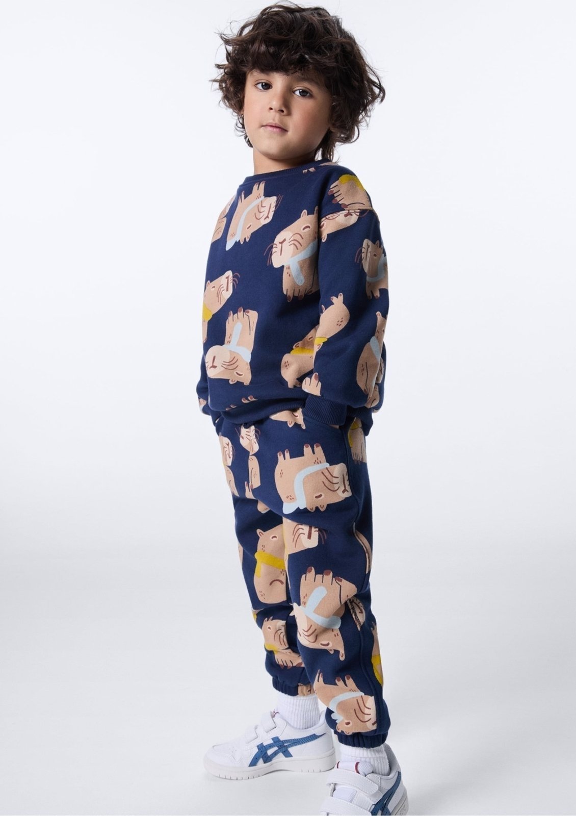 Vista 2 Infantil - Calça De Moletom Menino Toddler Estampada Hering Hering Kids azul Hering Kids azul