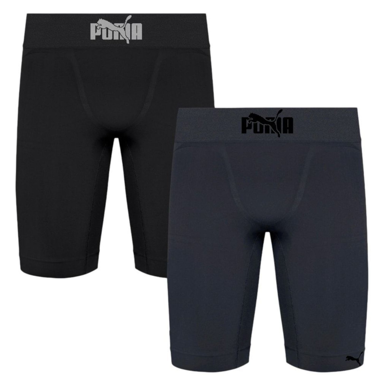 Kit 2 Bermudas Térmicas Puma Long Boxer Masculina - Cinza - puma