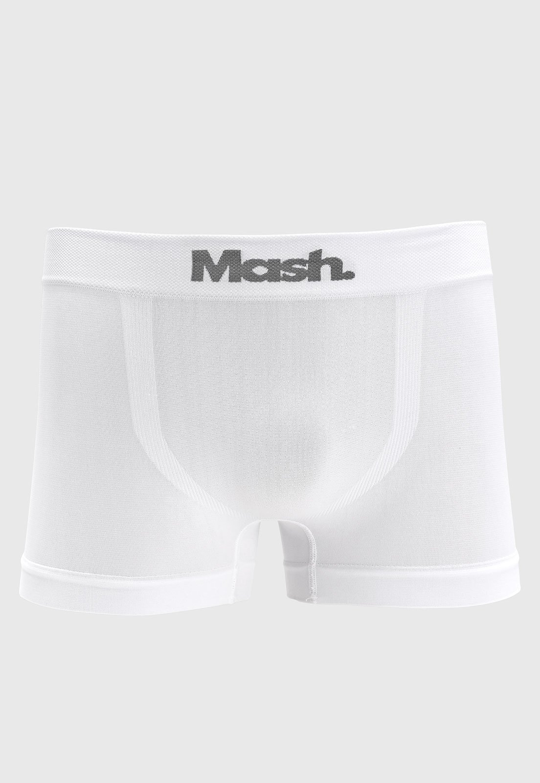 Vista 3 Kit Cueca Boxer Mash Sem Costura Masculina 10 Peças Preta preto MASH preto